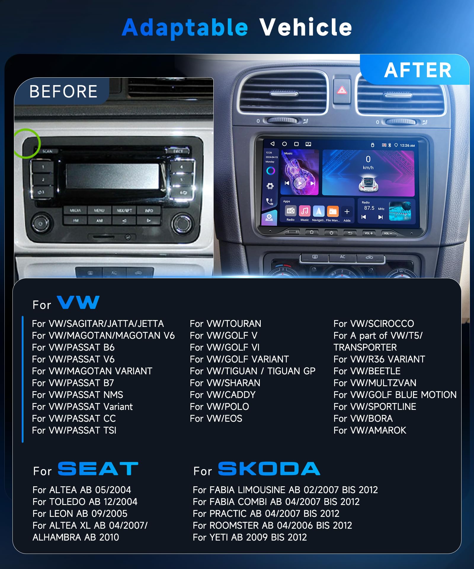 vechtel-autoradio-sp-cifique-v-hicule-9-pouces-dab-4g-64g-carplay image 2