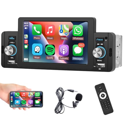 podofo-android-car-radio-autoradio-1-din-5-carplay image 8