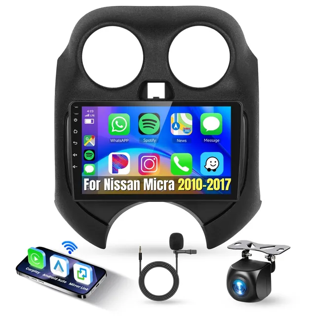 podofo-autoradio-nissan-micra-march-2010-2017-9-pouces-carplay image 1