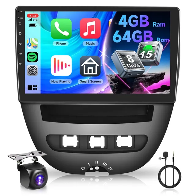 vechtel-aygo-107-c1-autoradio-10-1-pouces-4-64g-carplay image 1