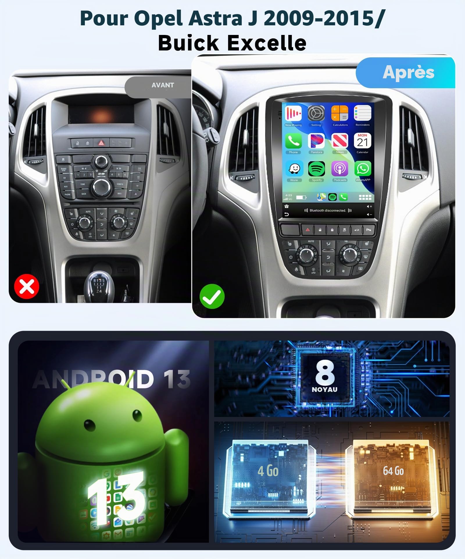 vechtel-autoradio-sp-cifique-autoradio-9-7-pouces-astra-j-4-64g-carplay image 2