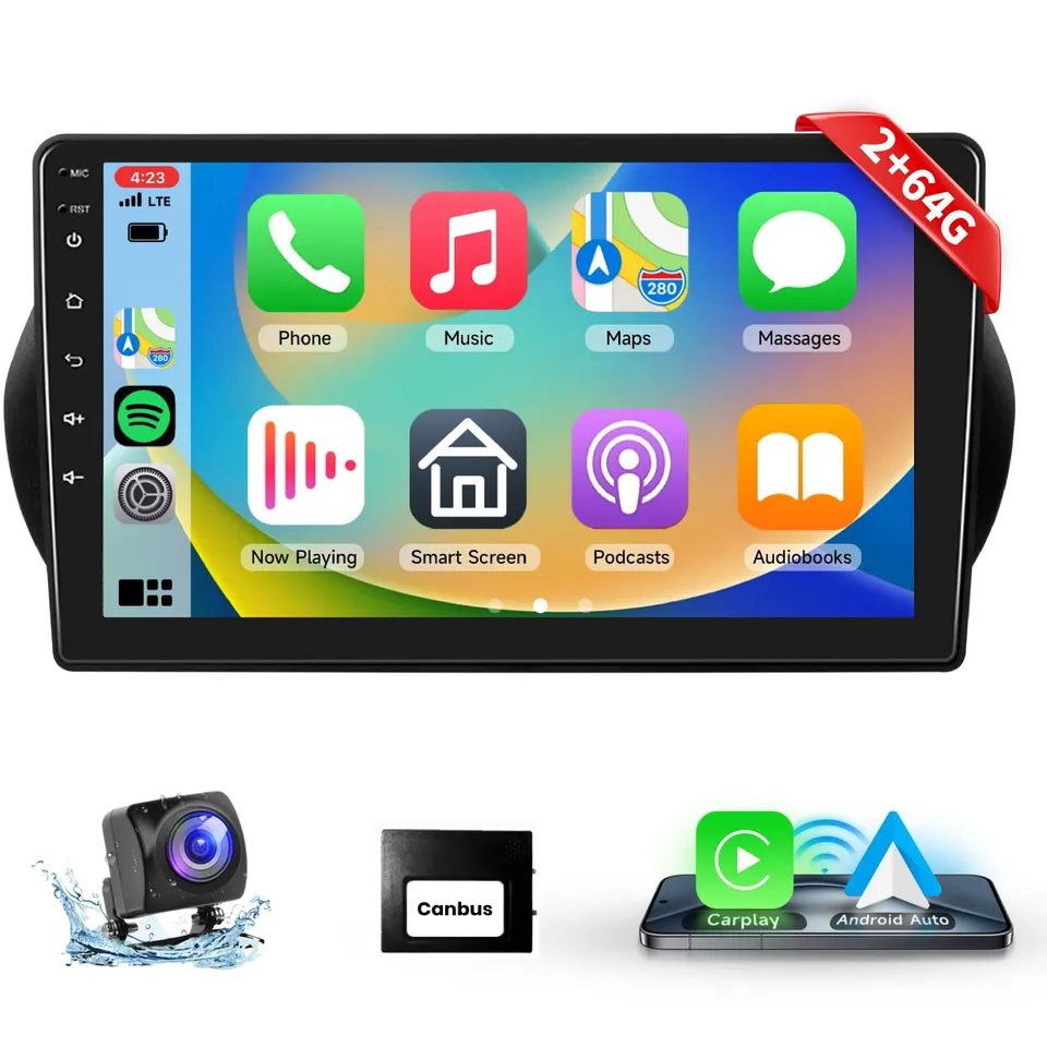 podofo-android-car-radio-autoradio-10-1-nemo-bipper-2008-2017 image 1