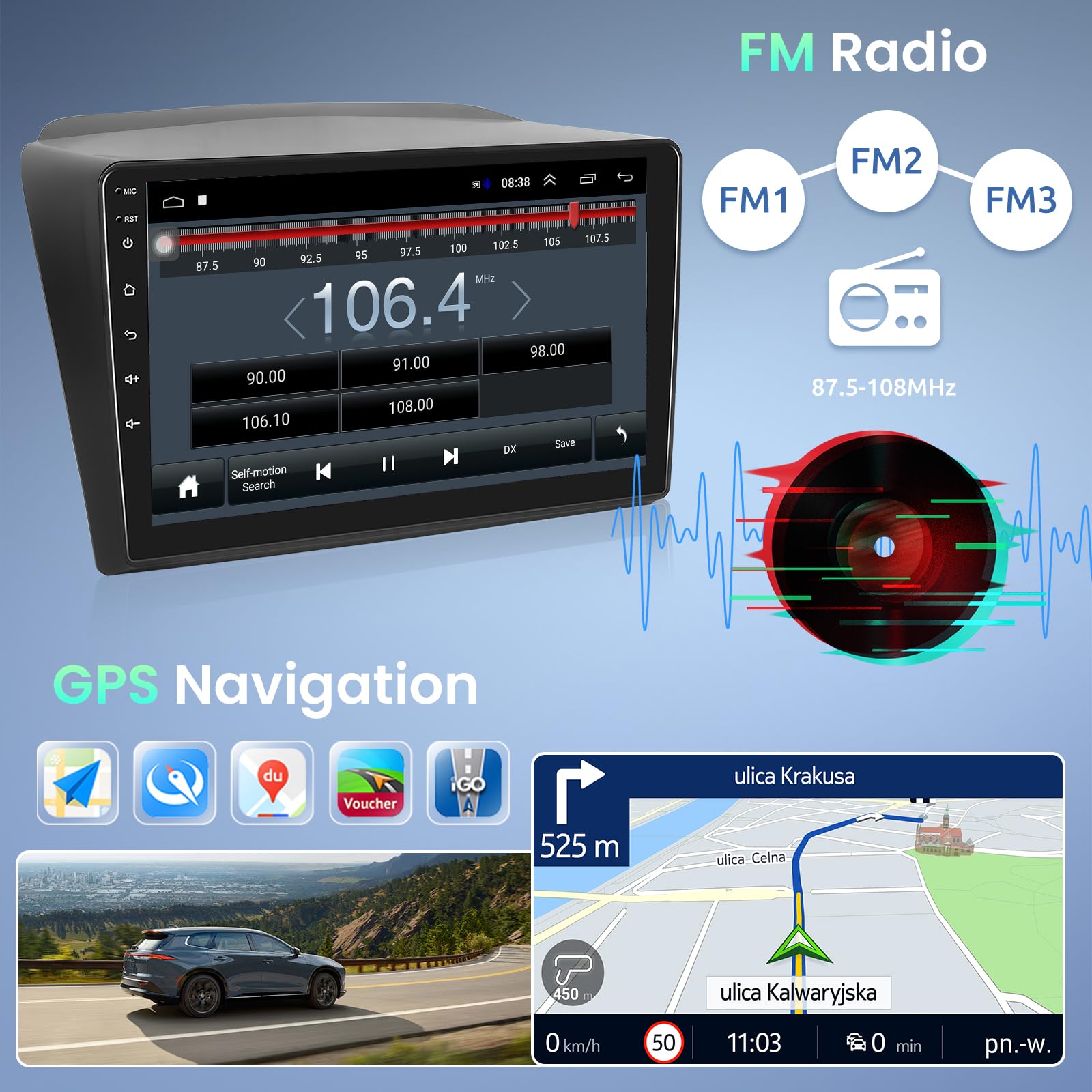 podofo-android-car-radio-doblo-autoradio-9-pouces-1-32g-mirror-link image 5