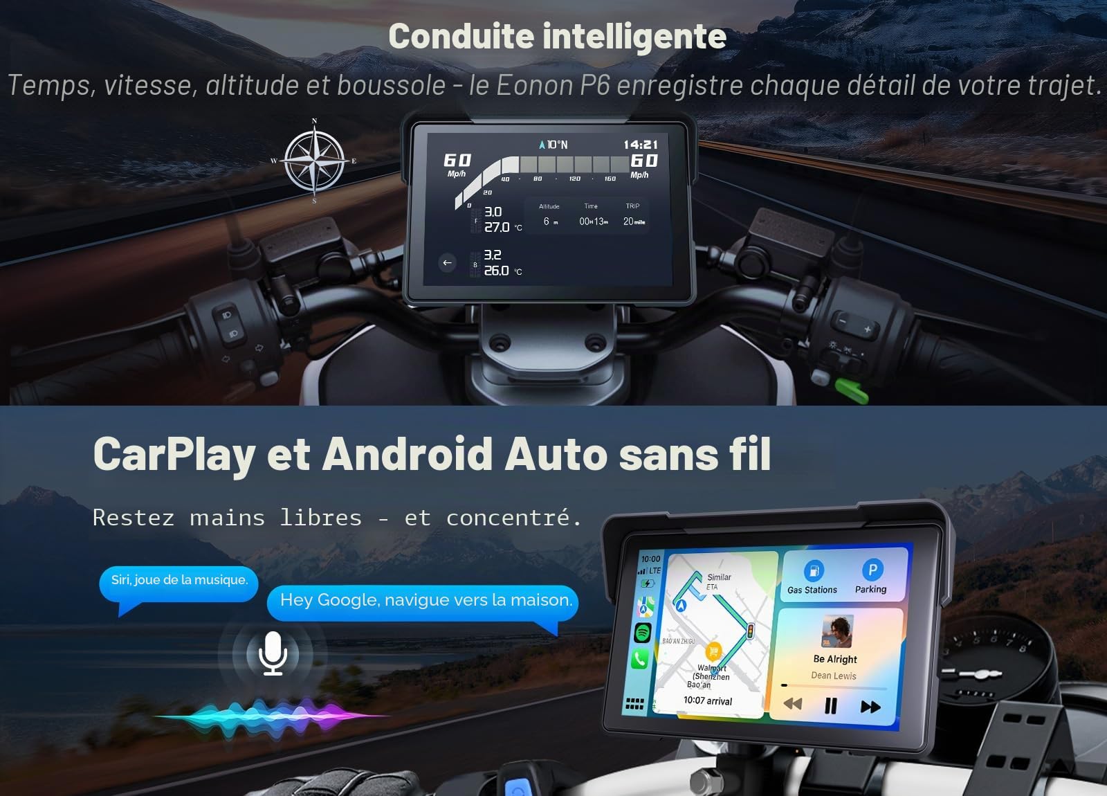 eonon-dash-cam-cran-moto-7-pouces-carplay-double-cam-ra-dvr image 2