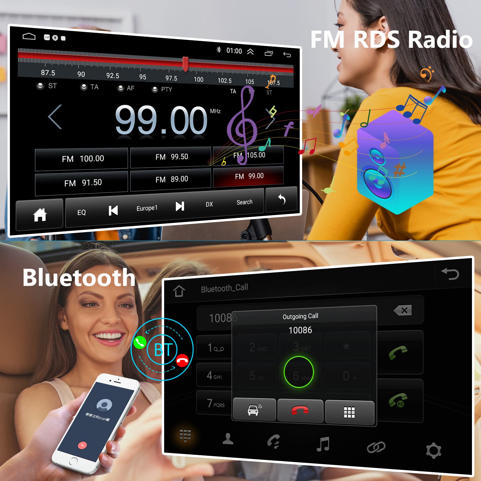 podofo-x-trail-2004-2007-autoradio-10-1-1-16g-carplay-hifi image 4
