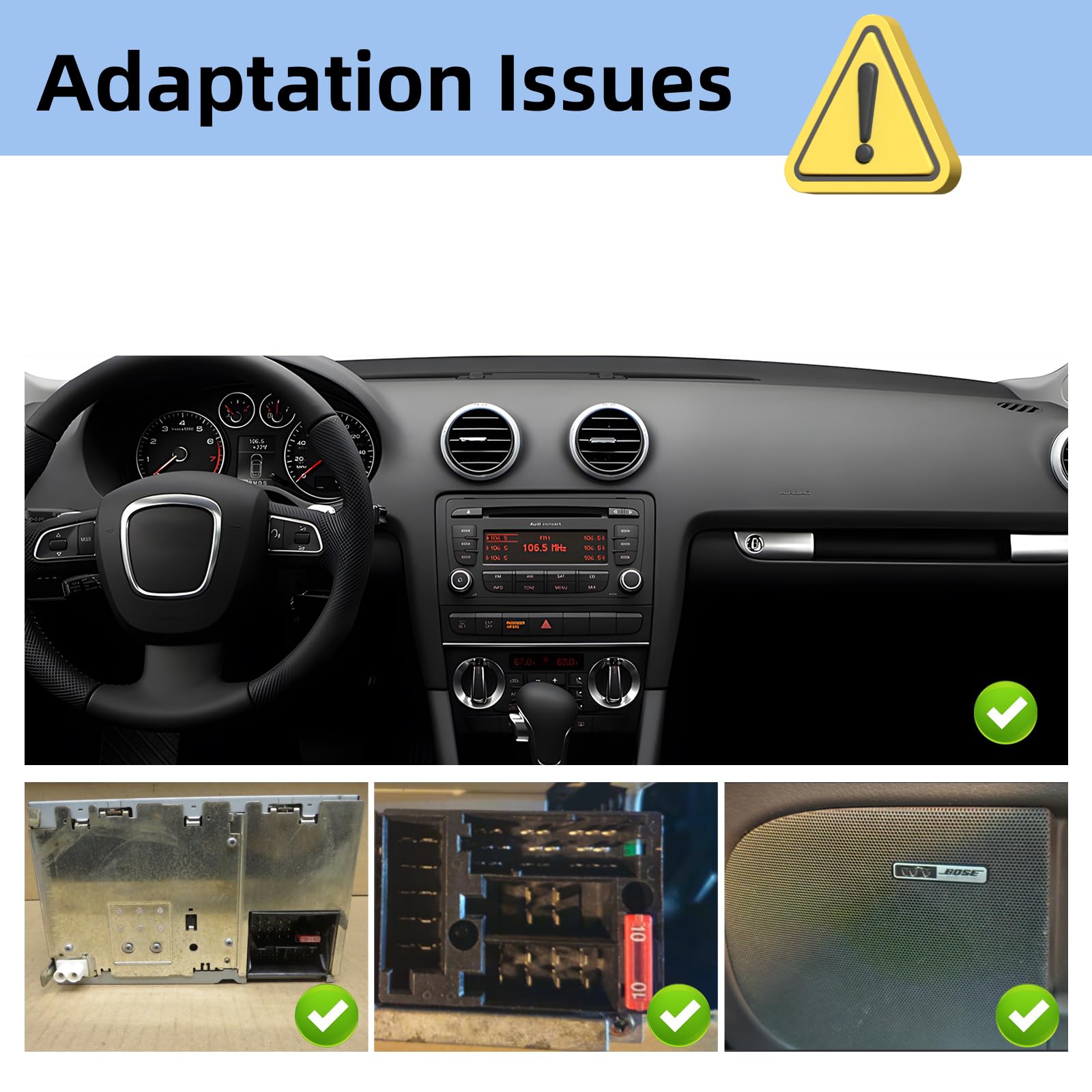 podofo-android-car-radio-autoradio-audi-a3-9-2-64g-carplay image 2