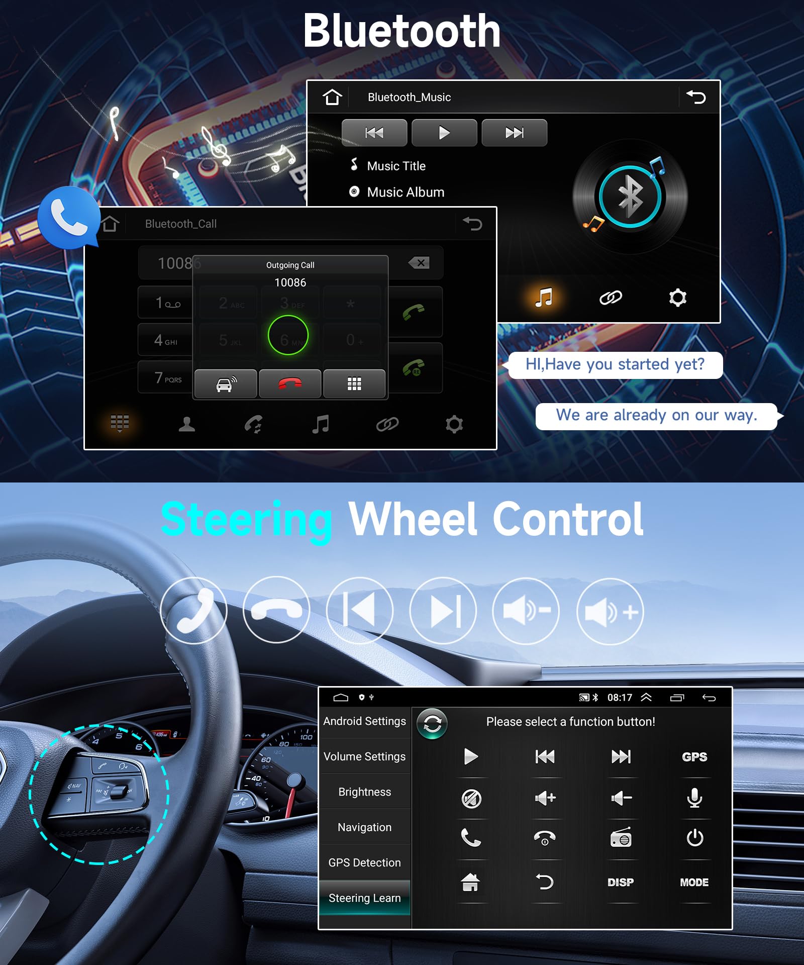 podofo-focus-7-autoradio-android-1-32-go-argent-mirror-link image 5