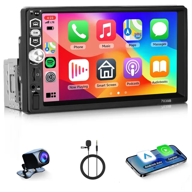 vechtel-autoradio-1-din-autoradio-7-pouces-carplay-c-bl-cam-ra image 1