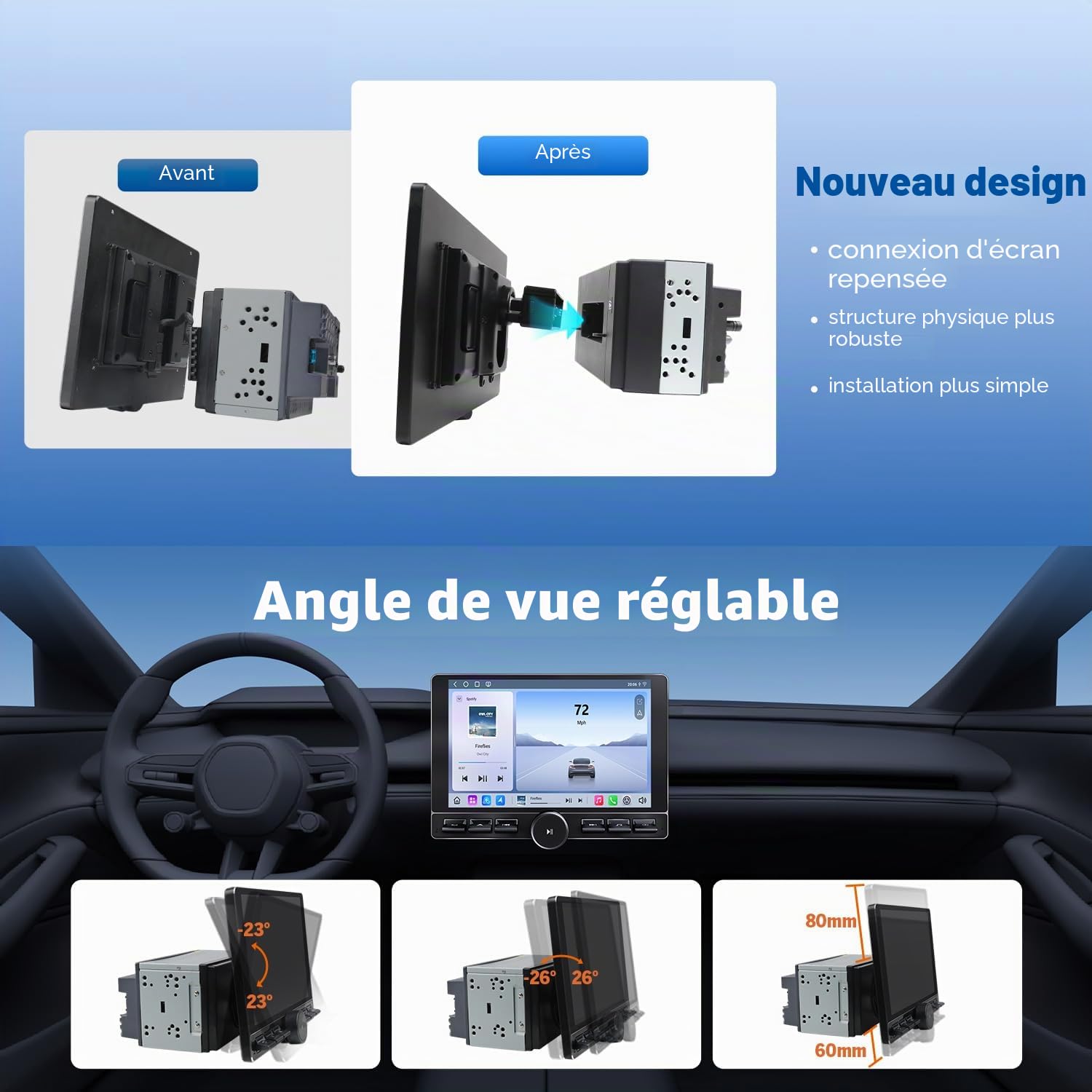 eonon-universal-car-stereo-10-1-pouces-android-autoradio-8-128-go image 6