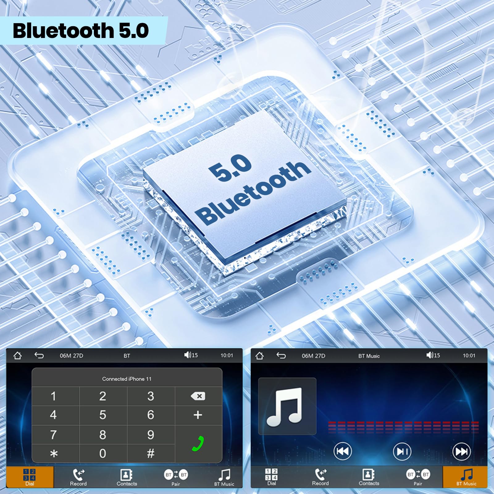 podofo-android-car-radio-1-din-autoradio-5-pouces-carplay image 3