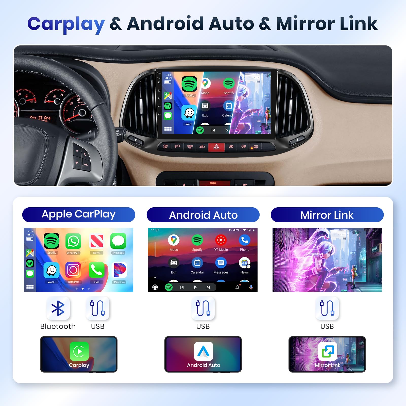 podofo-fiat-doblo-2015-2019-autoradio-9-2-64g-carplay image 3