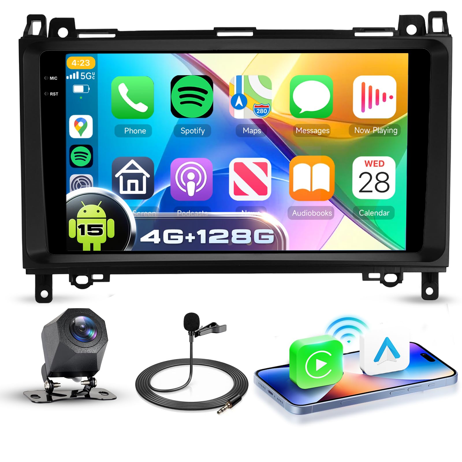 vechtel-sprinter-w906-autoradio-9-pouces-4-128g-carplay image 1