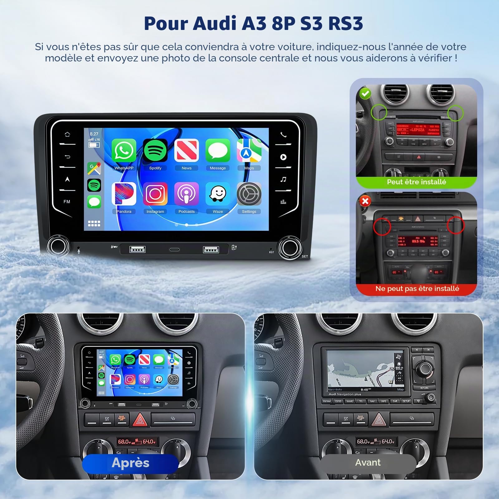 vechtel-autoradio-audi-a3-8p-7-pouces-android-15-carplay image 2