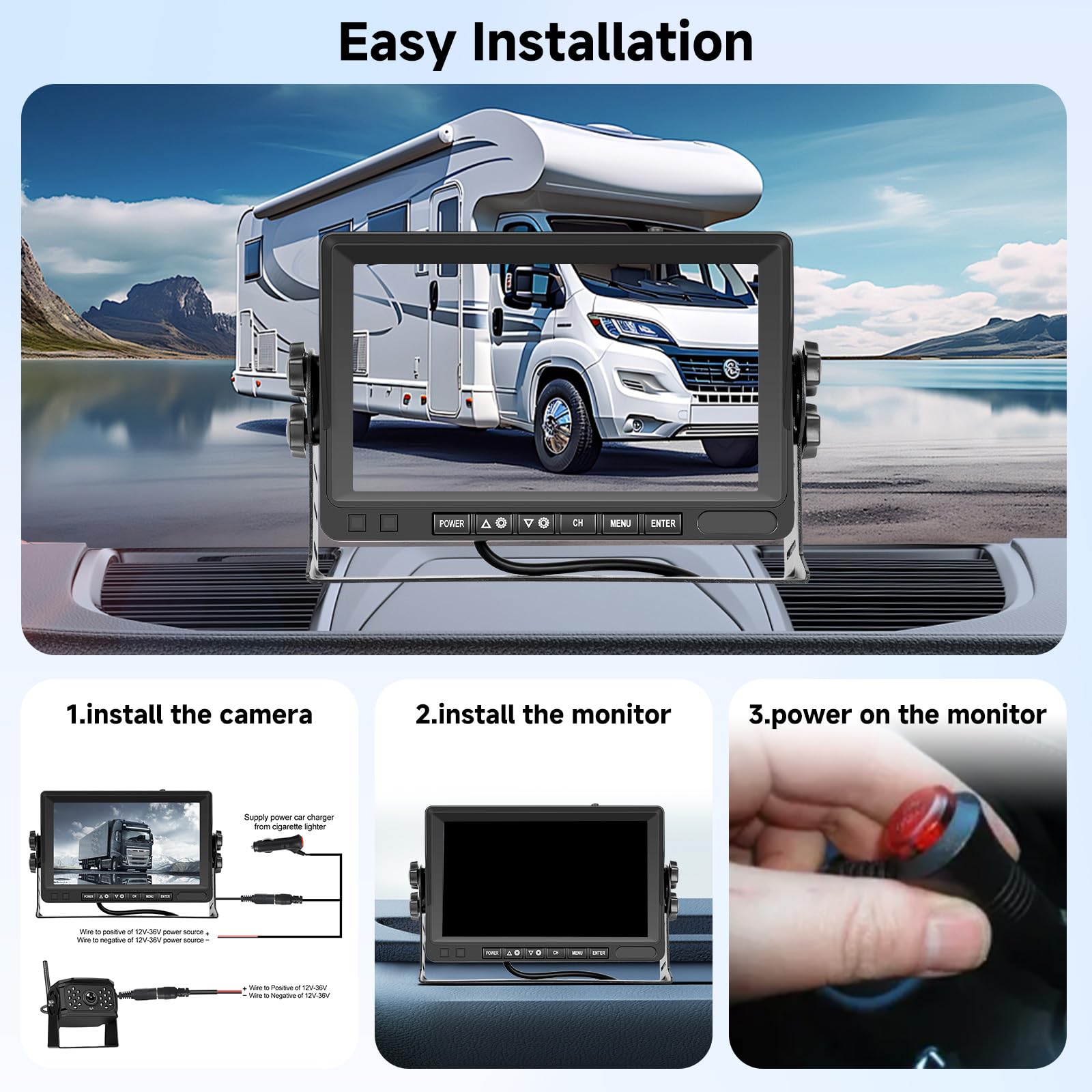 vechtel-cam-ra-recul-sans-fil-1080p-cran-7-2-cam-ras-dvr image 5