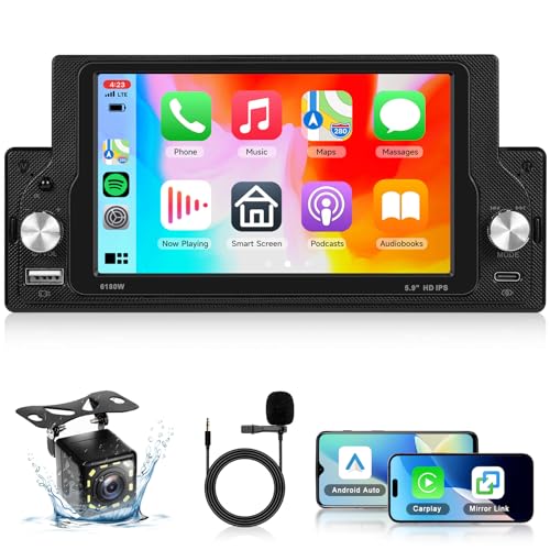 vechtel-autoradio-1-din-autoradio-tactile-5-9-pouces-carplay-bluetooth image 8