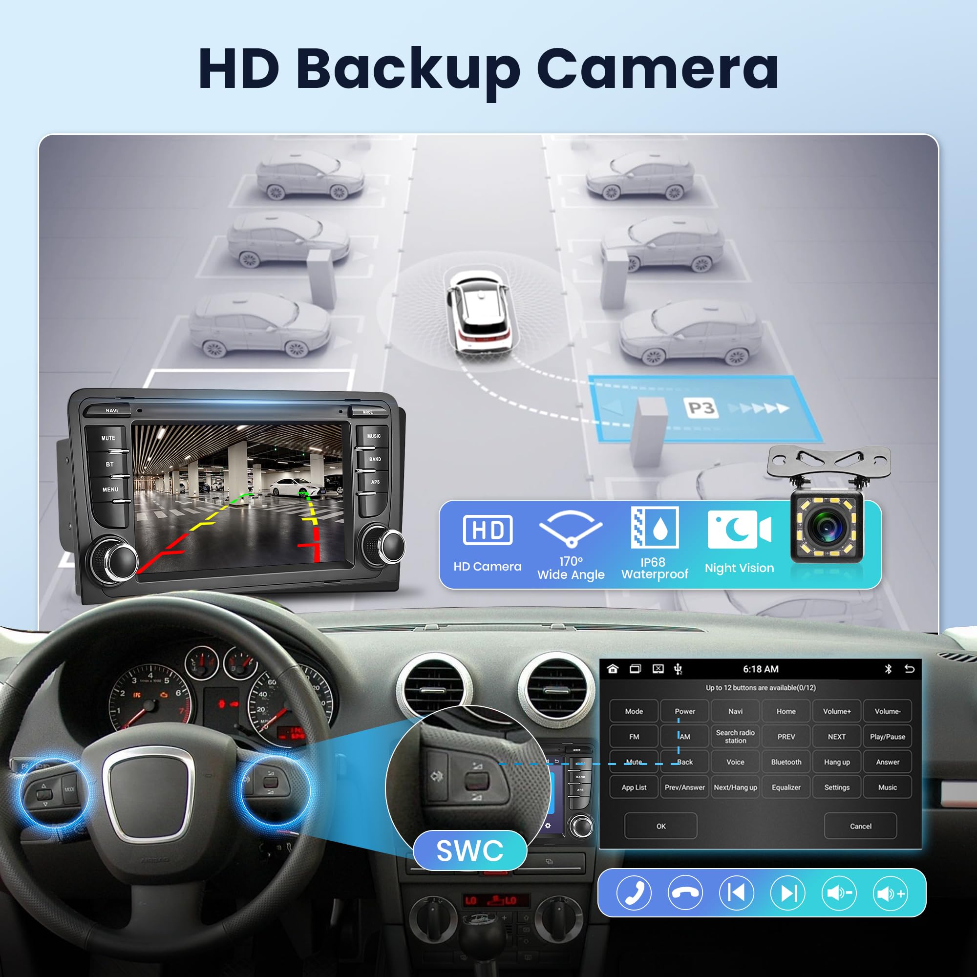 vechtel-autoradio-audi-a3-8p-7-pouces-android-13-bluetooth-gps image 5