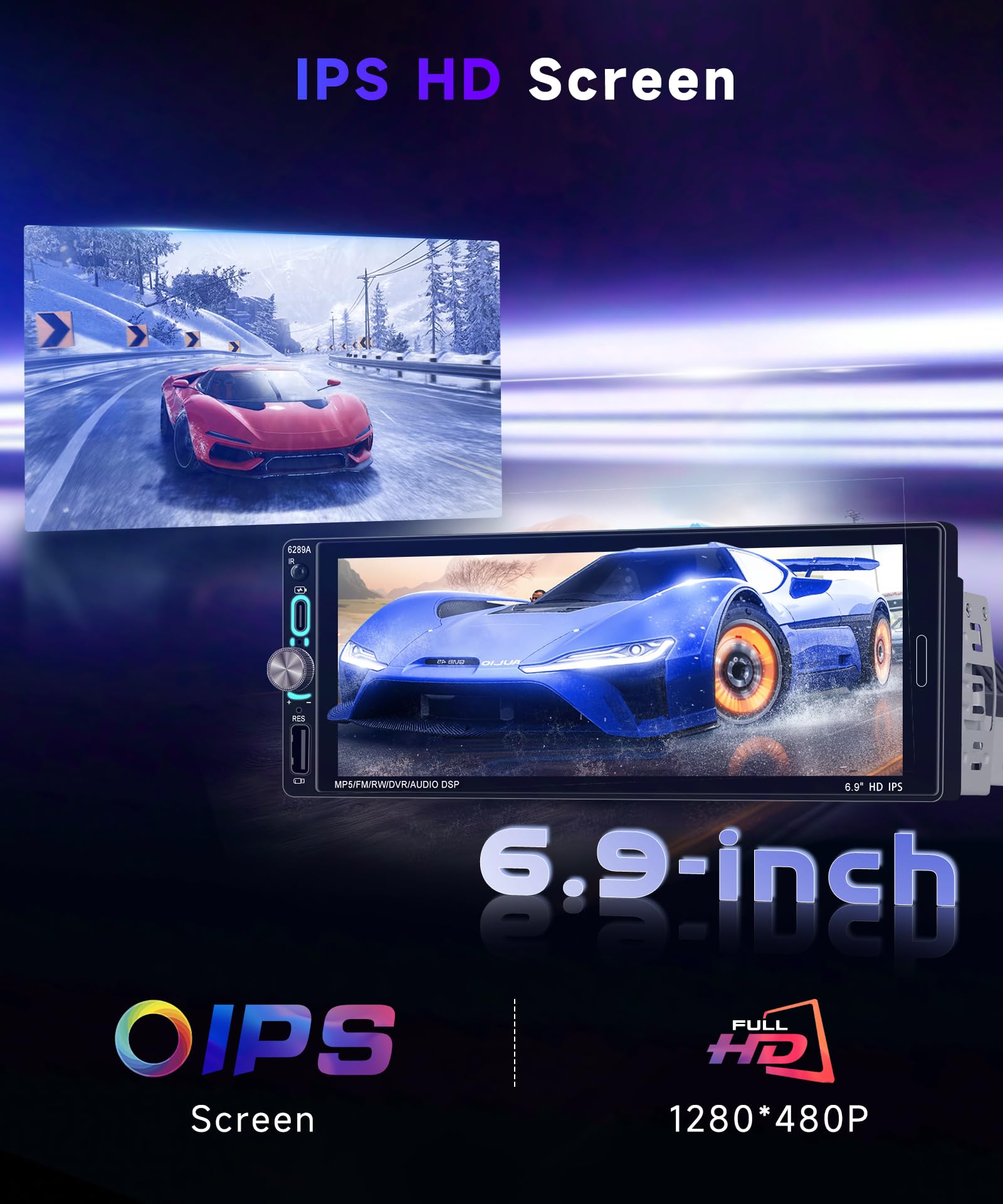 vechtel-autoradio-1-din-6-9-4g-64g-android-15-carplay image 5