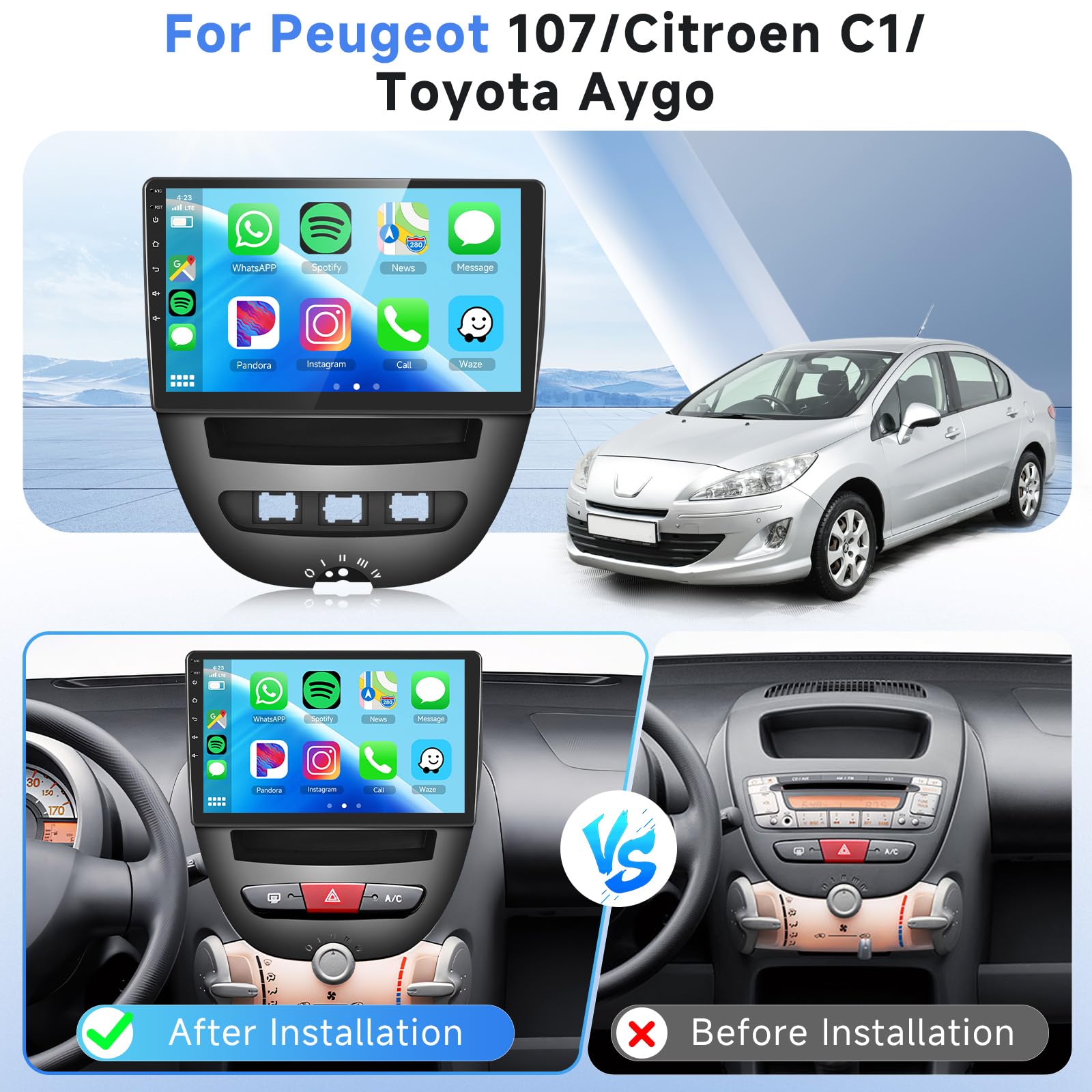 podofo-android-car-radio-10-1-c1-aygo-107-autoradio-2go-64go image 2