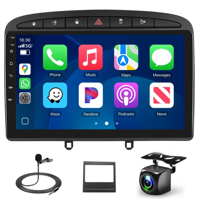 podofo-android-car-radio-9-pouces-peugeot-308-408-autoradio-2-64g image 1