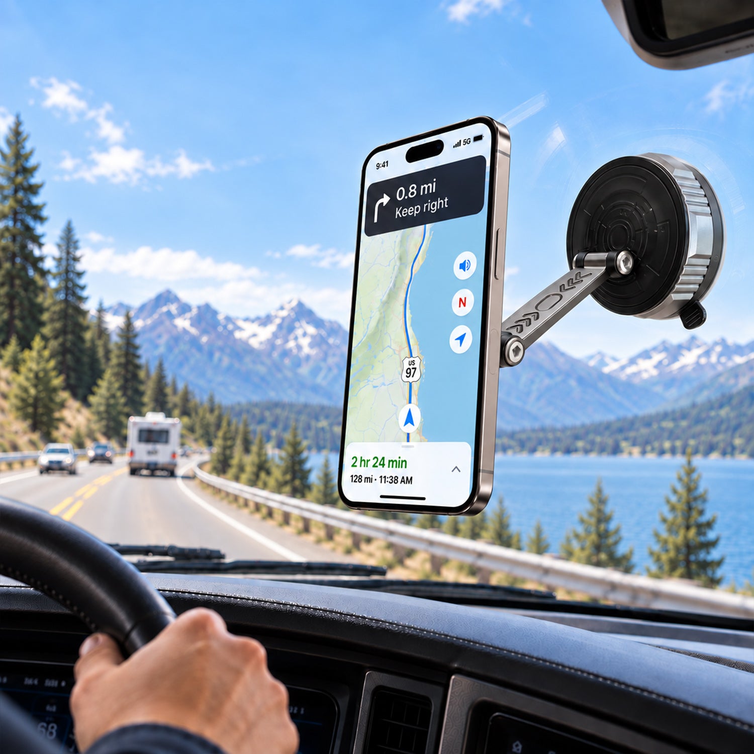 auto-vox-x9-support-t-l-phone-voiture-ventouse-twist-lock image 5