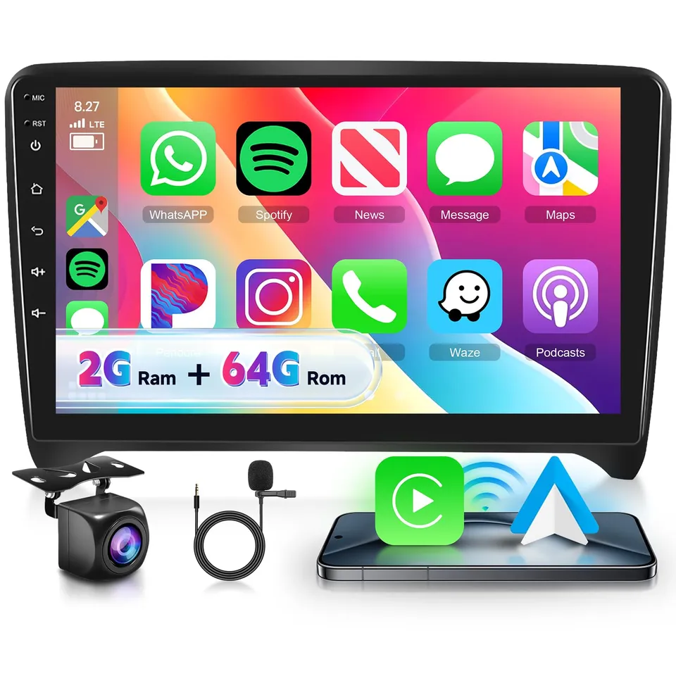 vechtel-autoradio-audi-tt-mk2-9-pouces-android-15-2-64g-carplay image 1