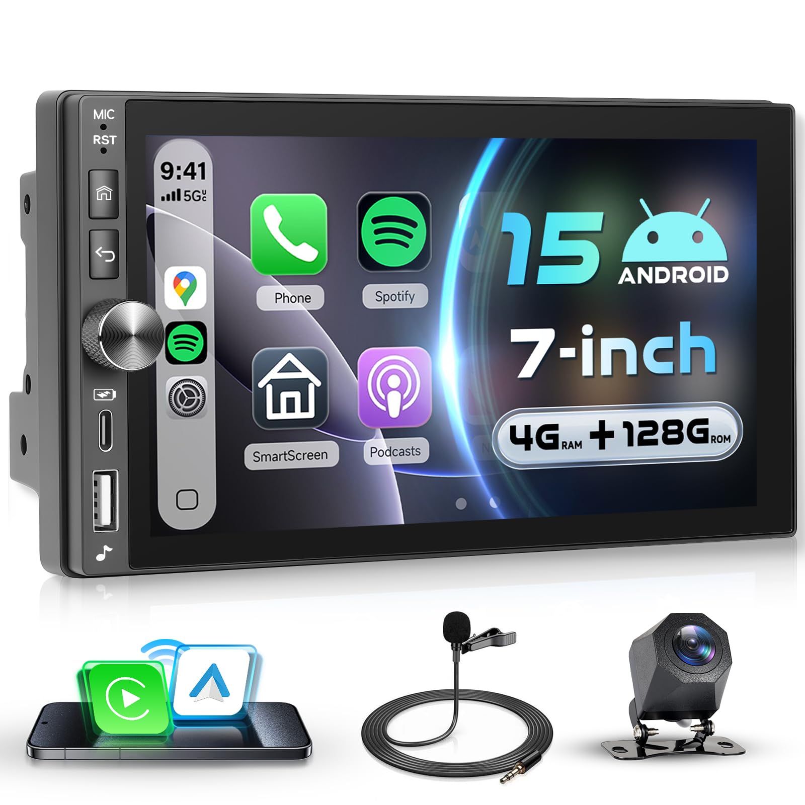 vechtel-autoradio-2-din-7-pouces-mp5-carplay-sans-fil image 8