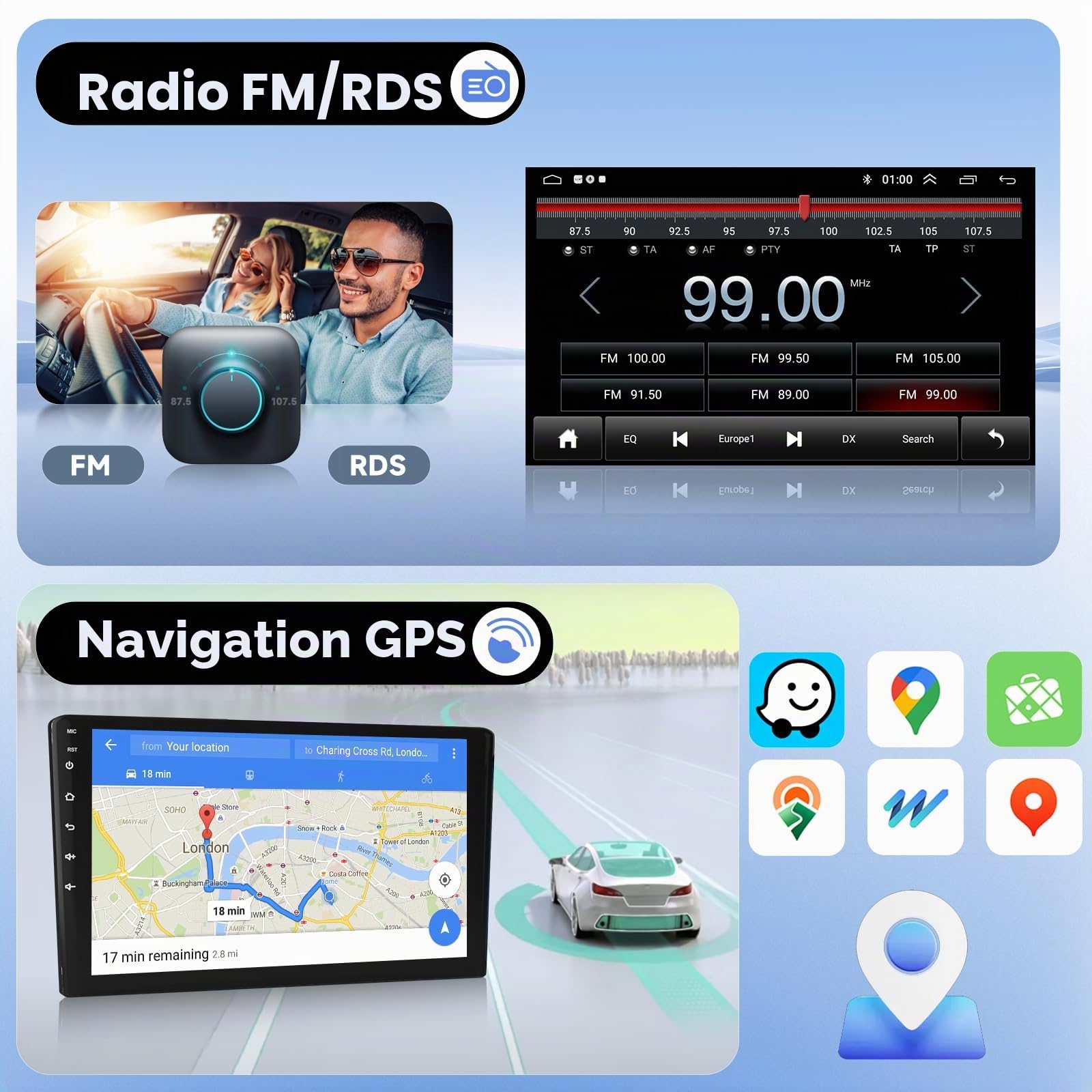 podofo-android-car-radio-9-pouces-trafic-vivaro-autoradio-2-64g image 5
