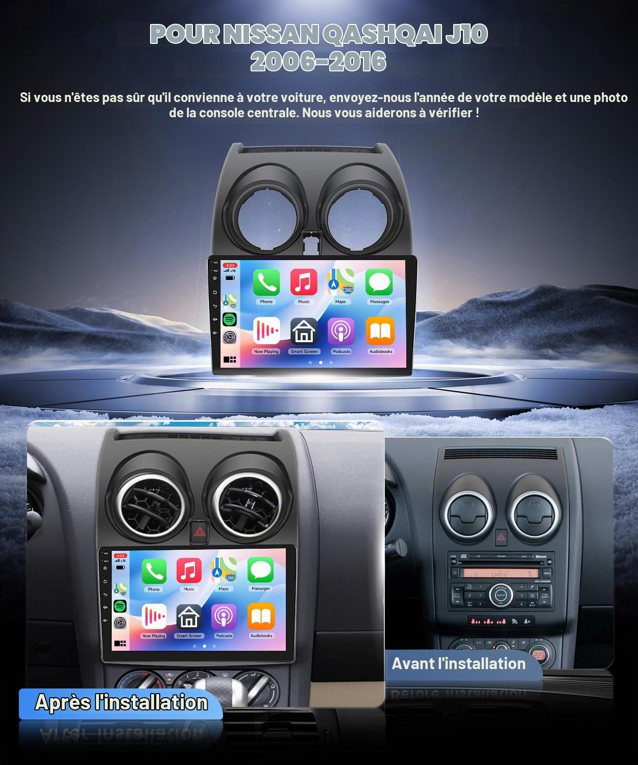 vechtel-qashqai-j10-4g-64g-autoradio-9-pouces-android-15 image 2