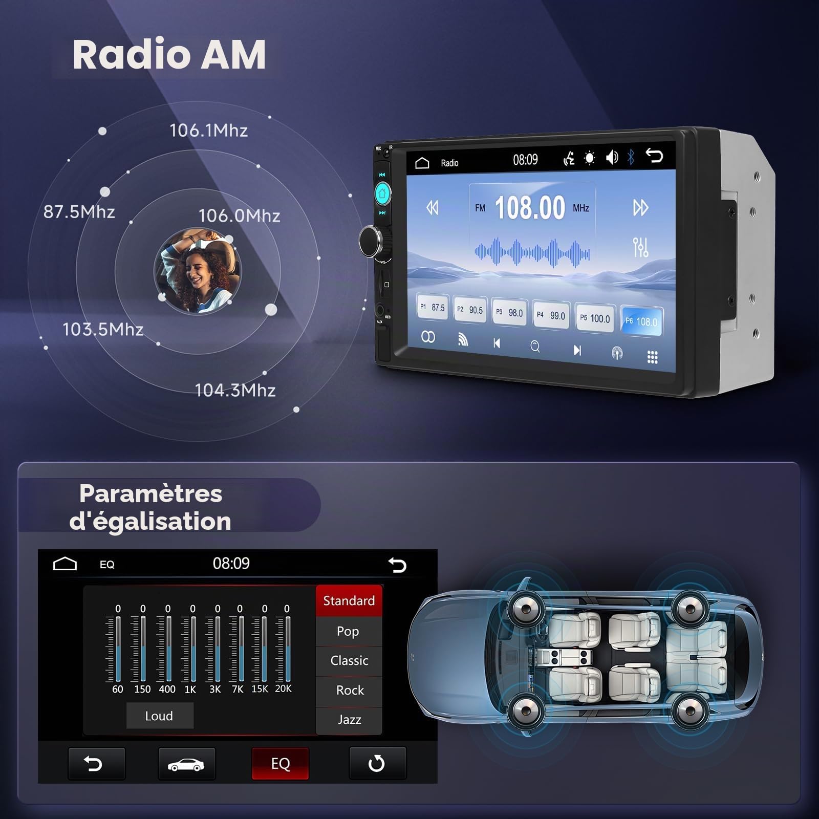 vechtel-autoradio-2-din-7-tactile-bluetooth-cam-ra-recul image 5
