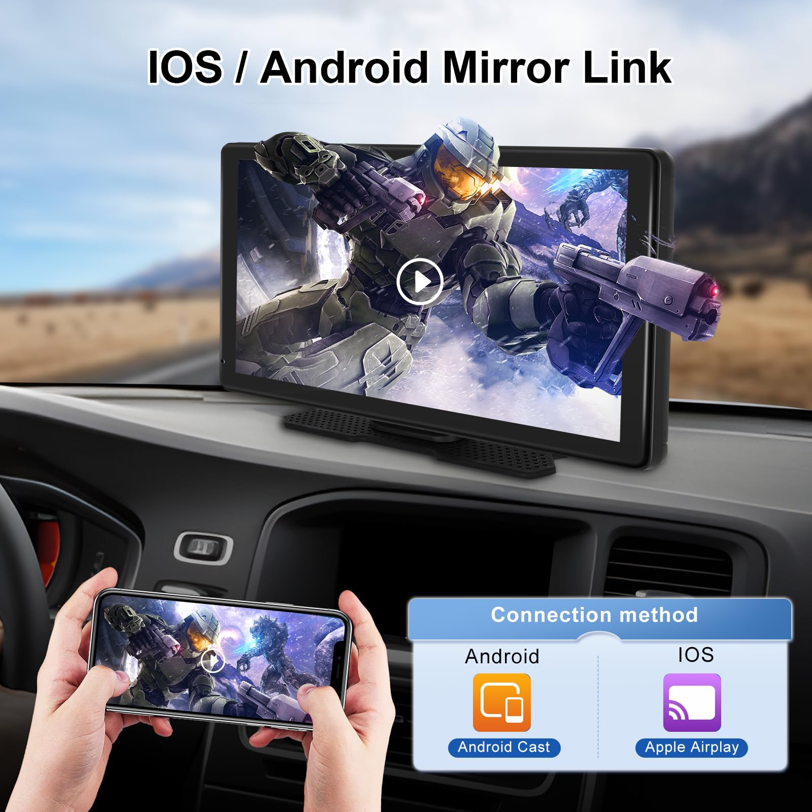 podofo-portable-carplay-screen-10-36-pouces-carplay-sans-fil image 6