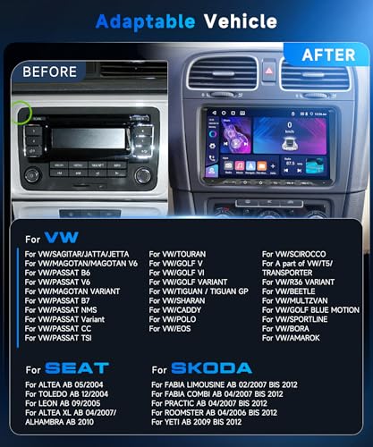 vechtel-golf-5-6-passat-autoradio-9-4-64g-carplay-gps image 8