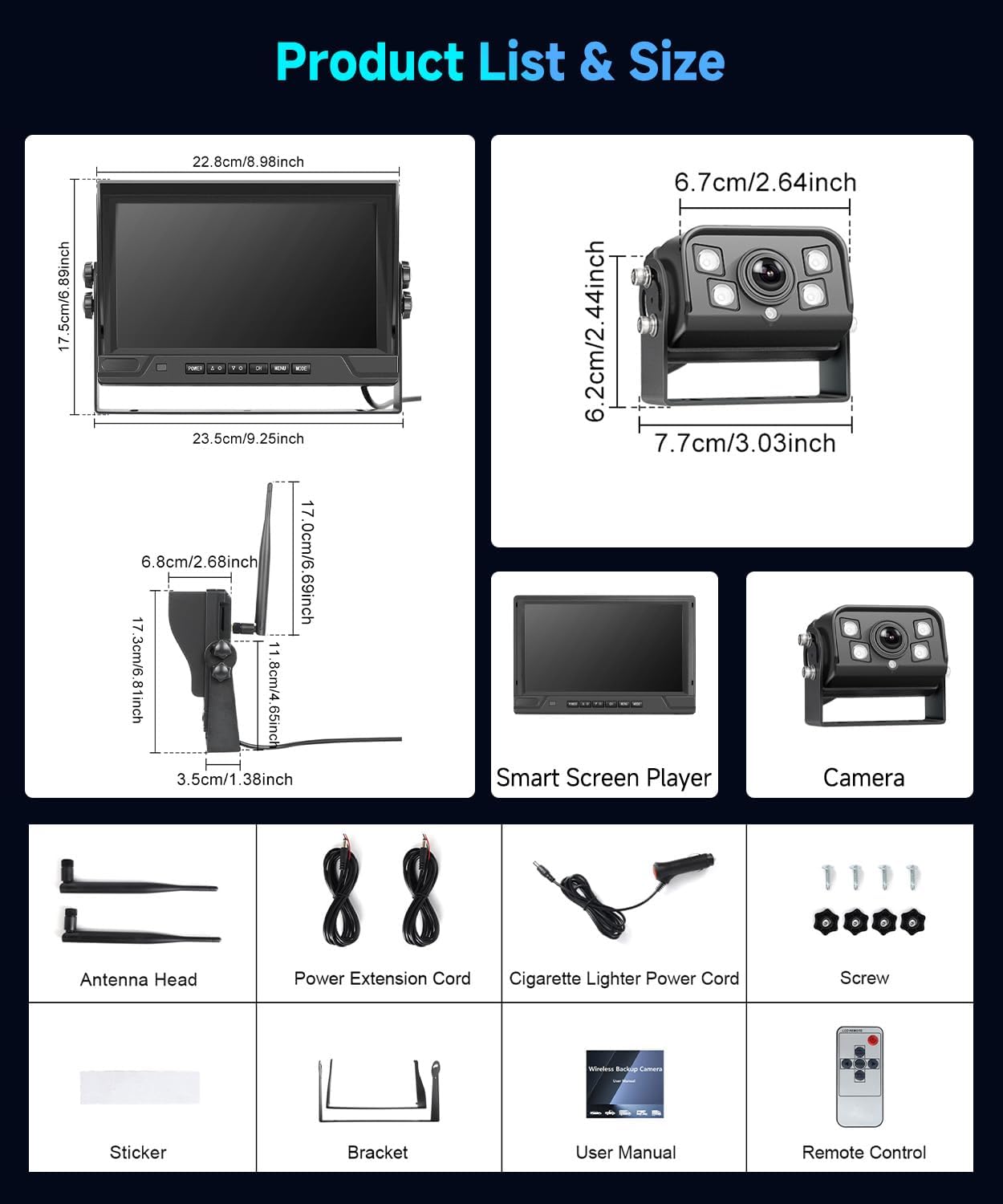 vechtel-cam-ra-recul-kit-cam-ra-recul-sans-fil-9-pouces-ip68 image 7