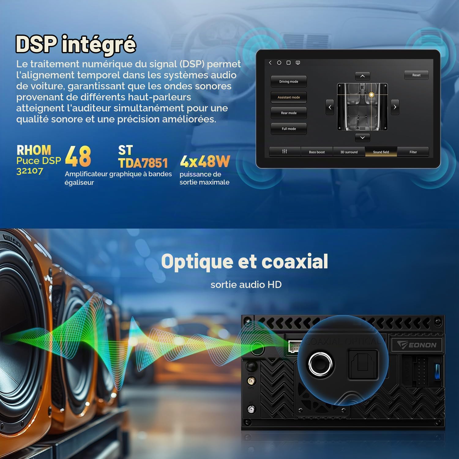 eonon-1-din-autoradio-android-13-10-95-pouces-6-64-go-4g image 7