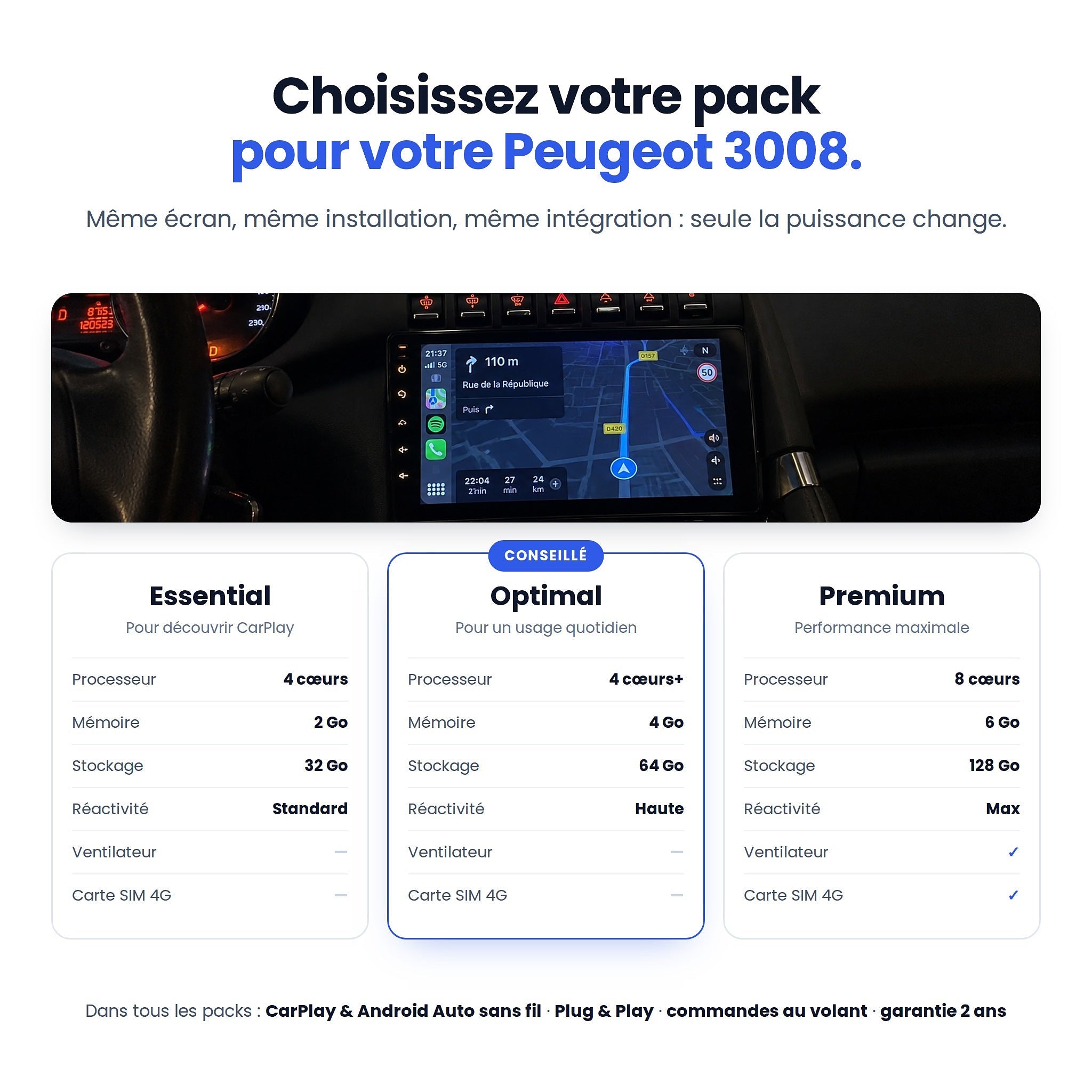 my-carpplay-peugeot-3008-2009-2015-autoradio-tactile-sans-fil image 6