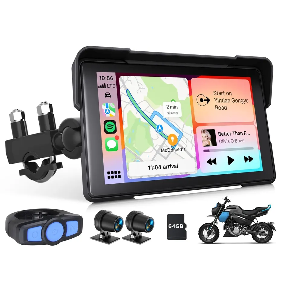 eonon-dash-cam-cran-moto-7-pouces-carplay-double-cam-ra-dvr image 1