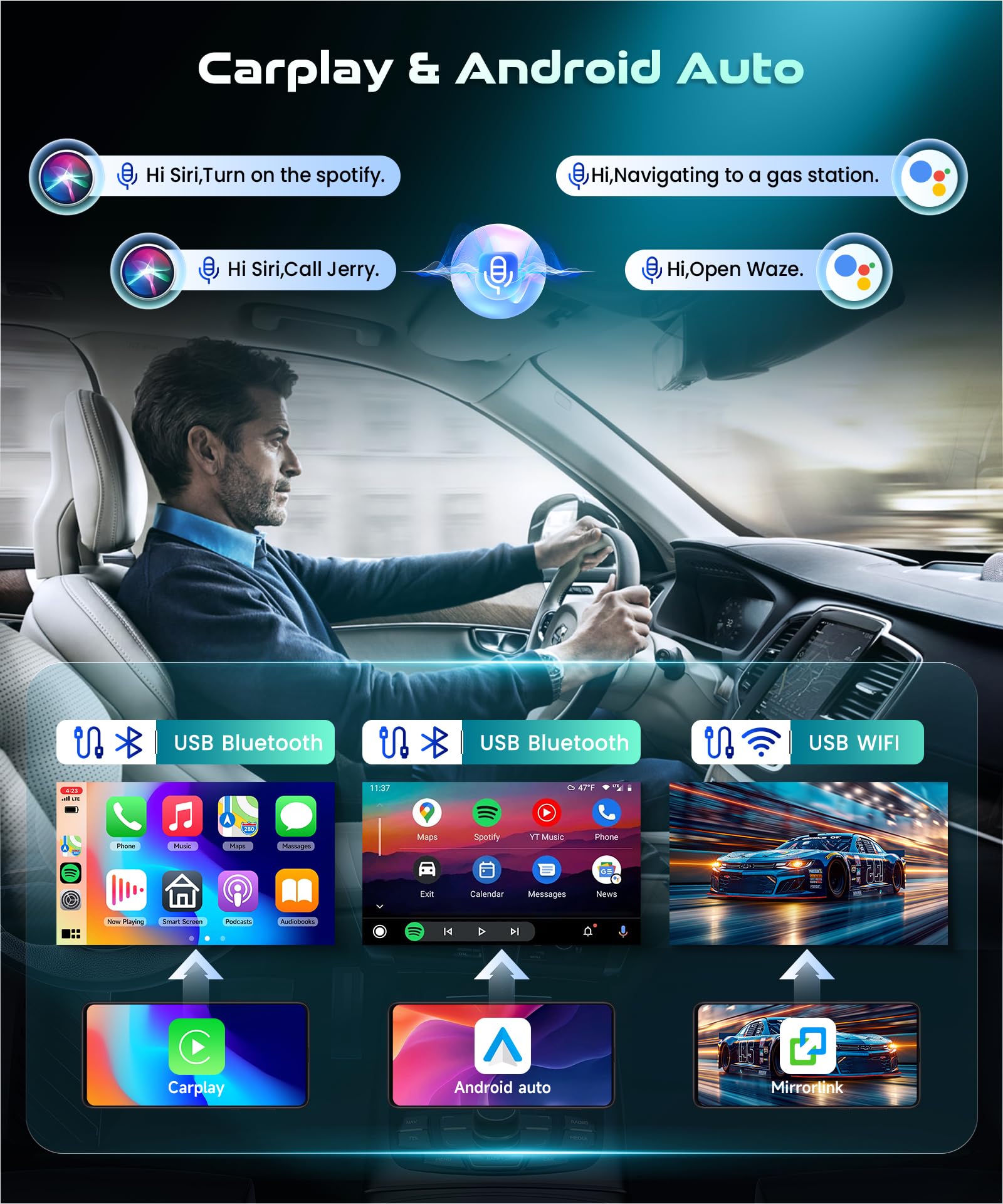 vechtel-autoradio-mercedes-w203-w209-7-carplay-2-64g image 3