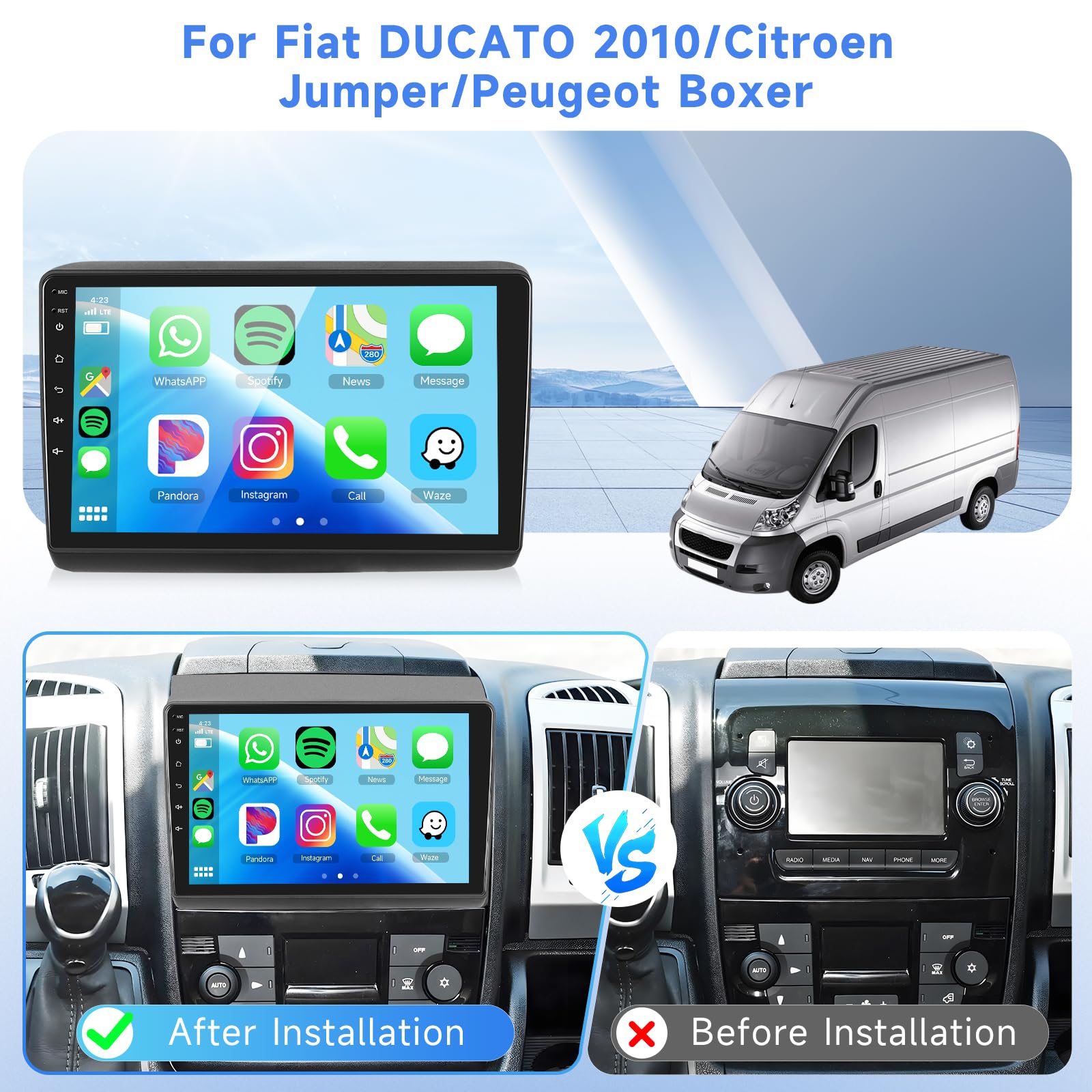 podofo-android-autoradio-ducato-boxer-jumper-9-2-64g image 2
