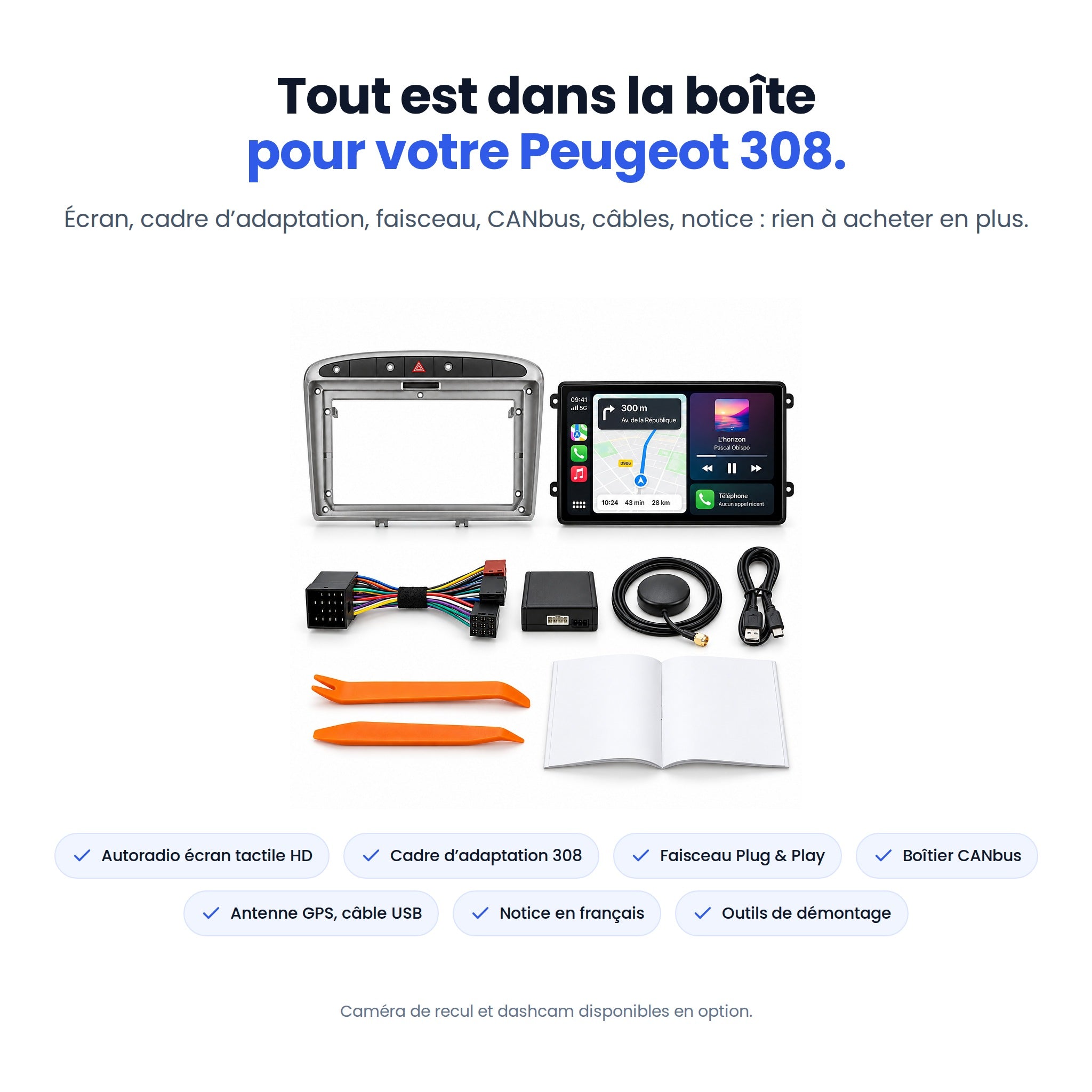 my-carpplay-peugeot-308-sw-autoradio-carplay-pack-optimal-sans-fil image 7