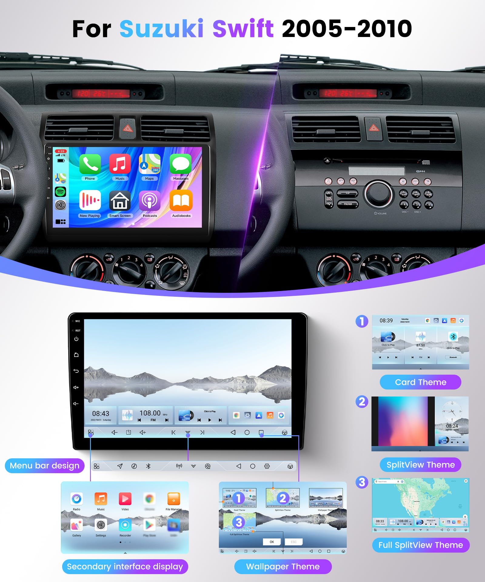 vechtel-autoradio-swift-2005-2010-10-1-4-64go-8-c-urs image 2