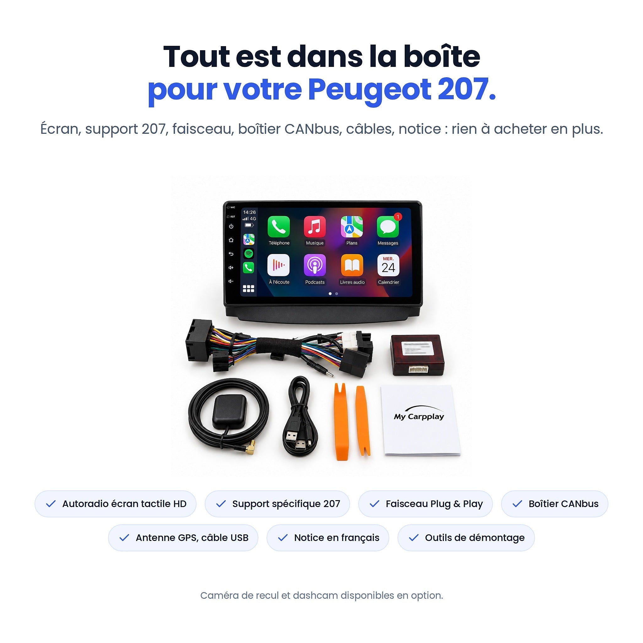 my-carpplay-peugeot-207-2006-2015-autoradio-carplay-optimal image 7