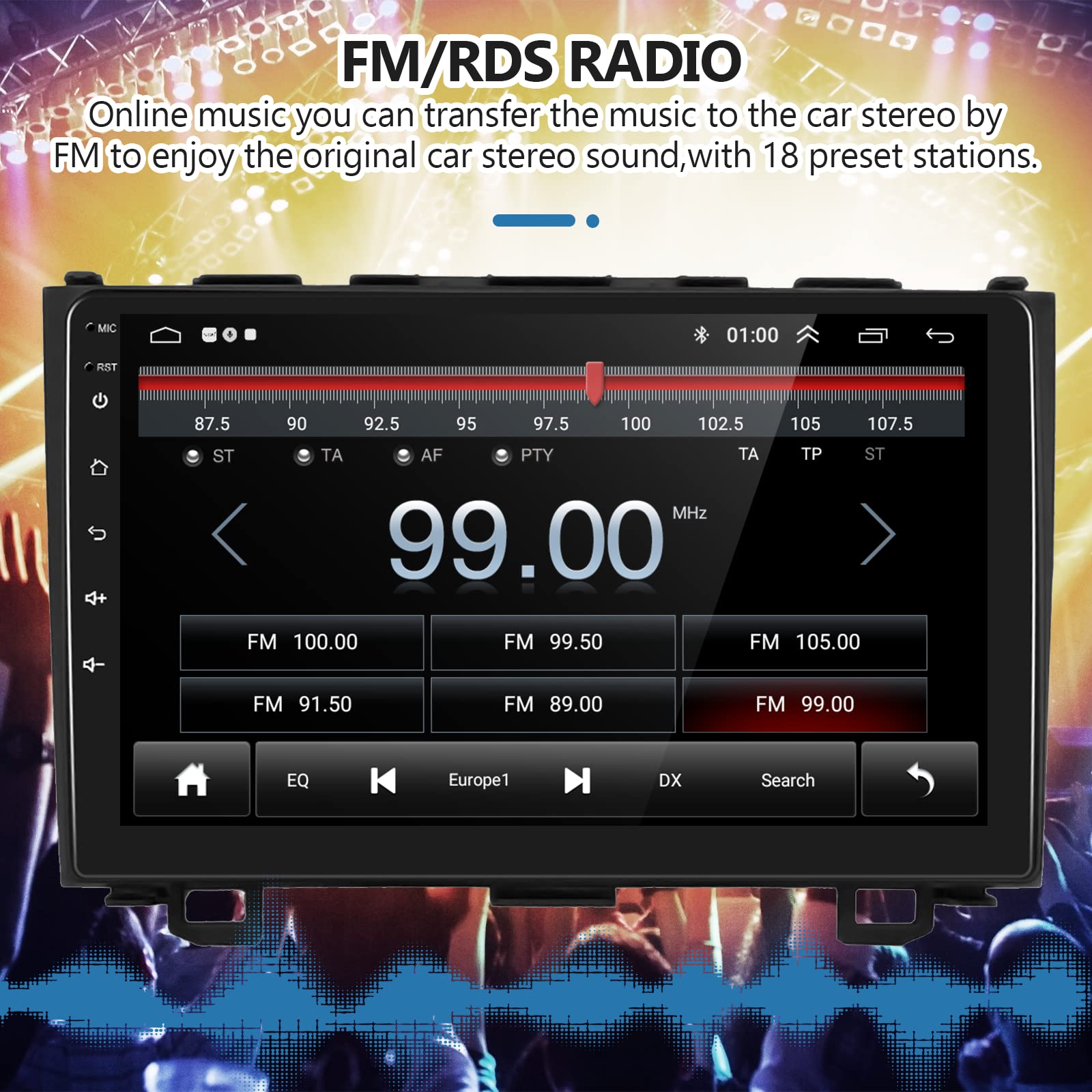 podofo-android-car-radio-cr-v-autoradio-9-pouces-carplay image 6