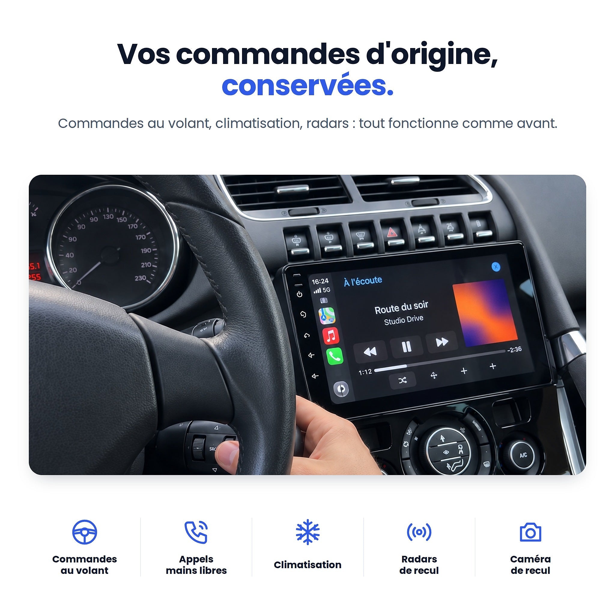 my-carpplay-peugeot-3008-2009-2015-autoradio-tactile-sans-fil image 5