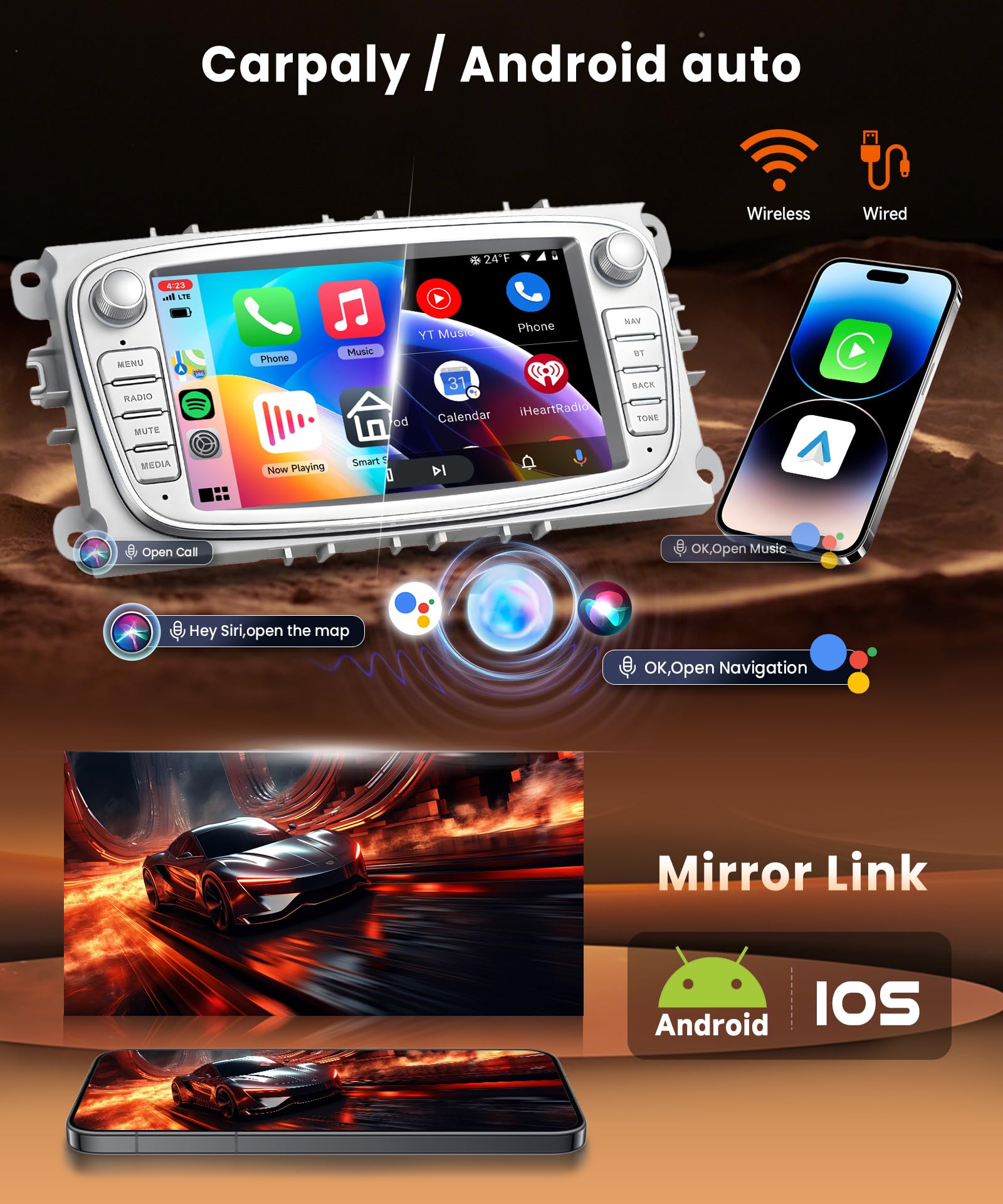 vechtel-autoradio-ford-focus-mondeo-7-6-128g-carplay image 3