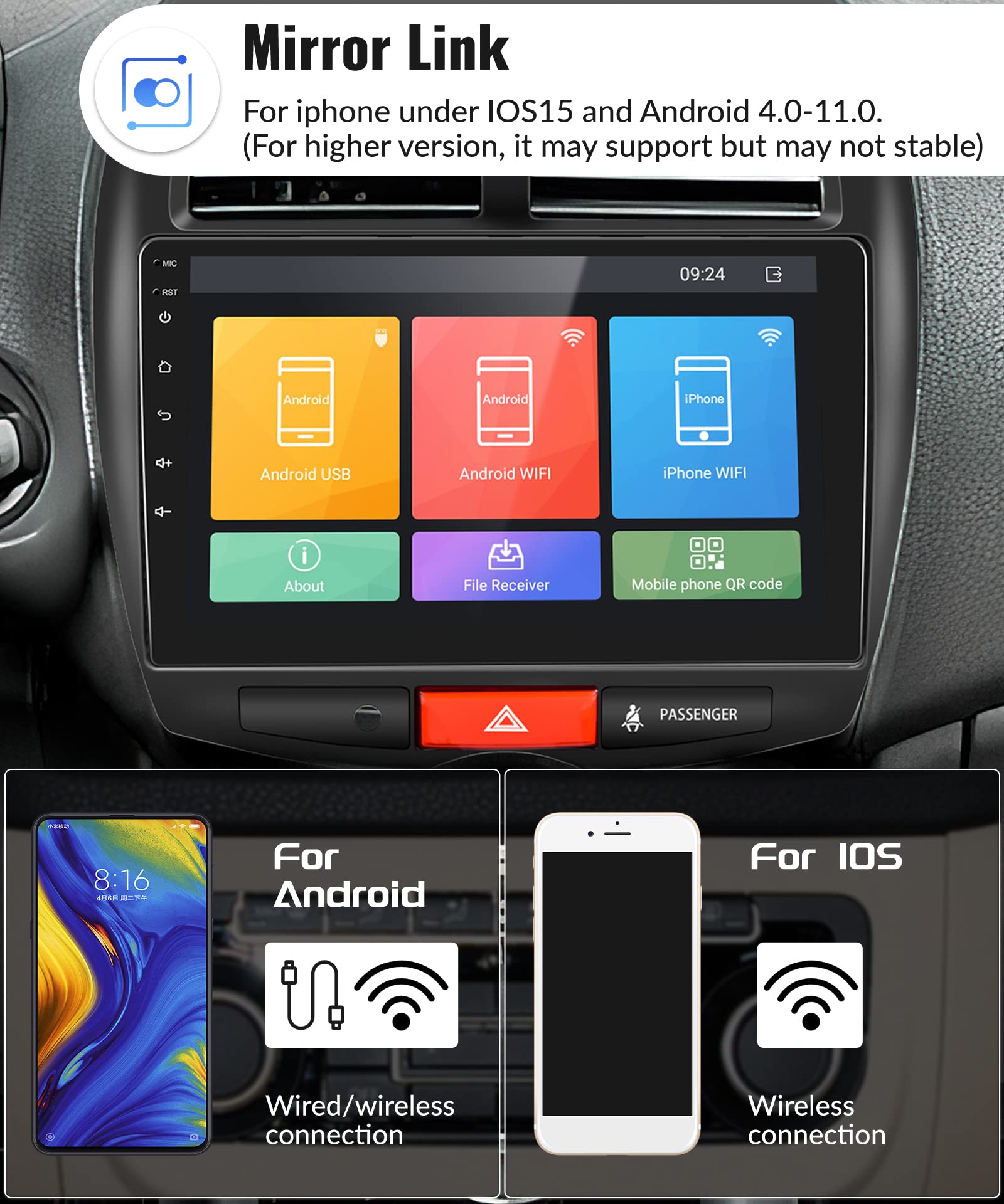 podofo-android-car-radio-autoradio-10-pouces-asx-c4-4008-gps image 3