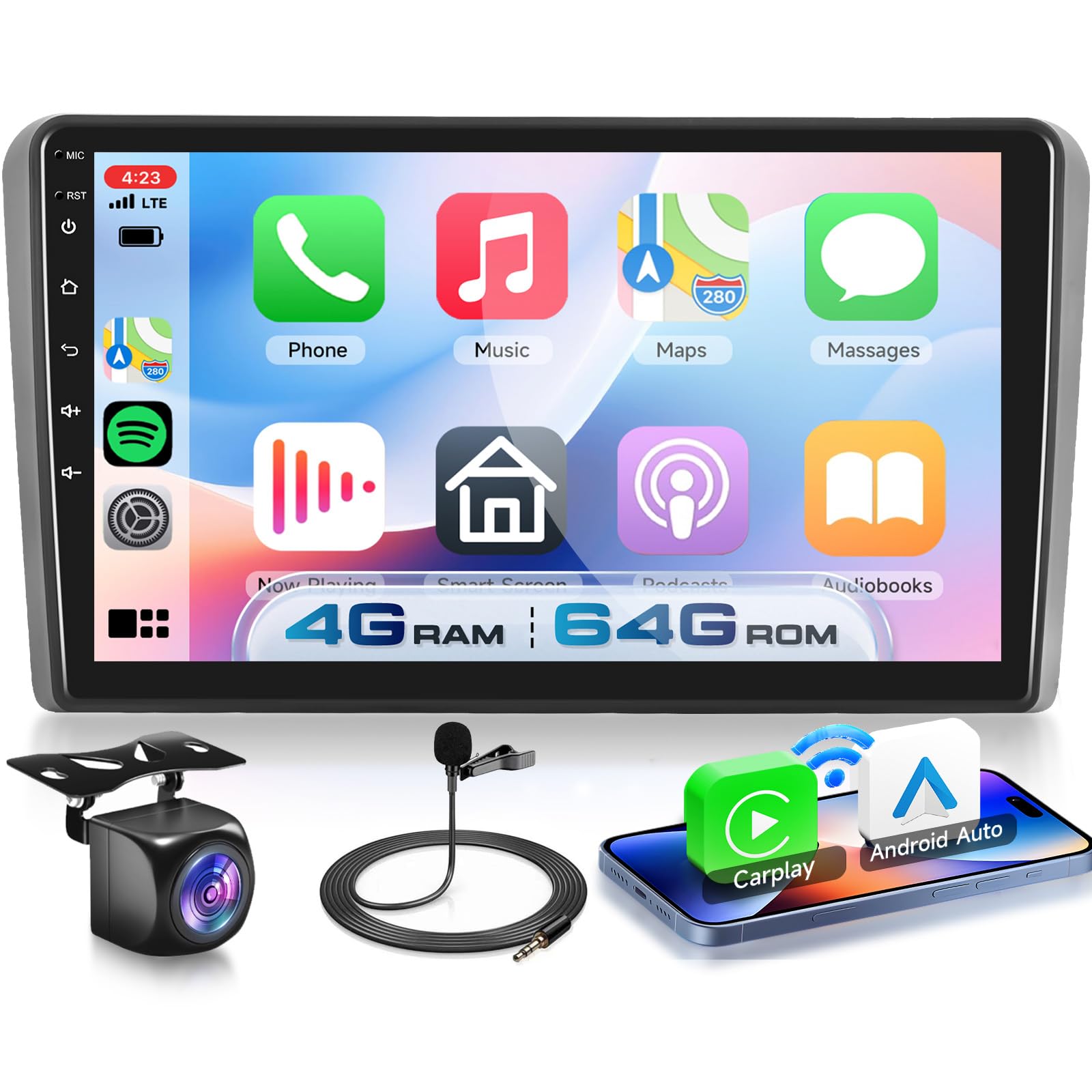 vechtel-autoradio-audi-a3-2003-2012-9-pouces-android-4-64go image 1