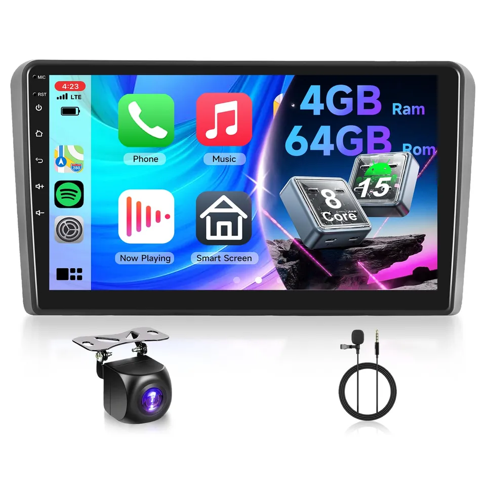 vechtel-autoradio-audi-a3-9-pouces-4g-64g-android-15-dsp image 1