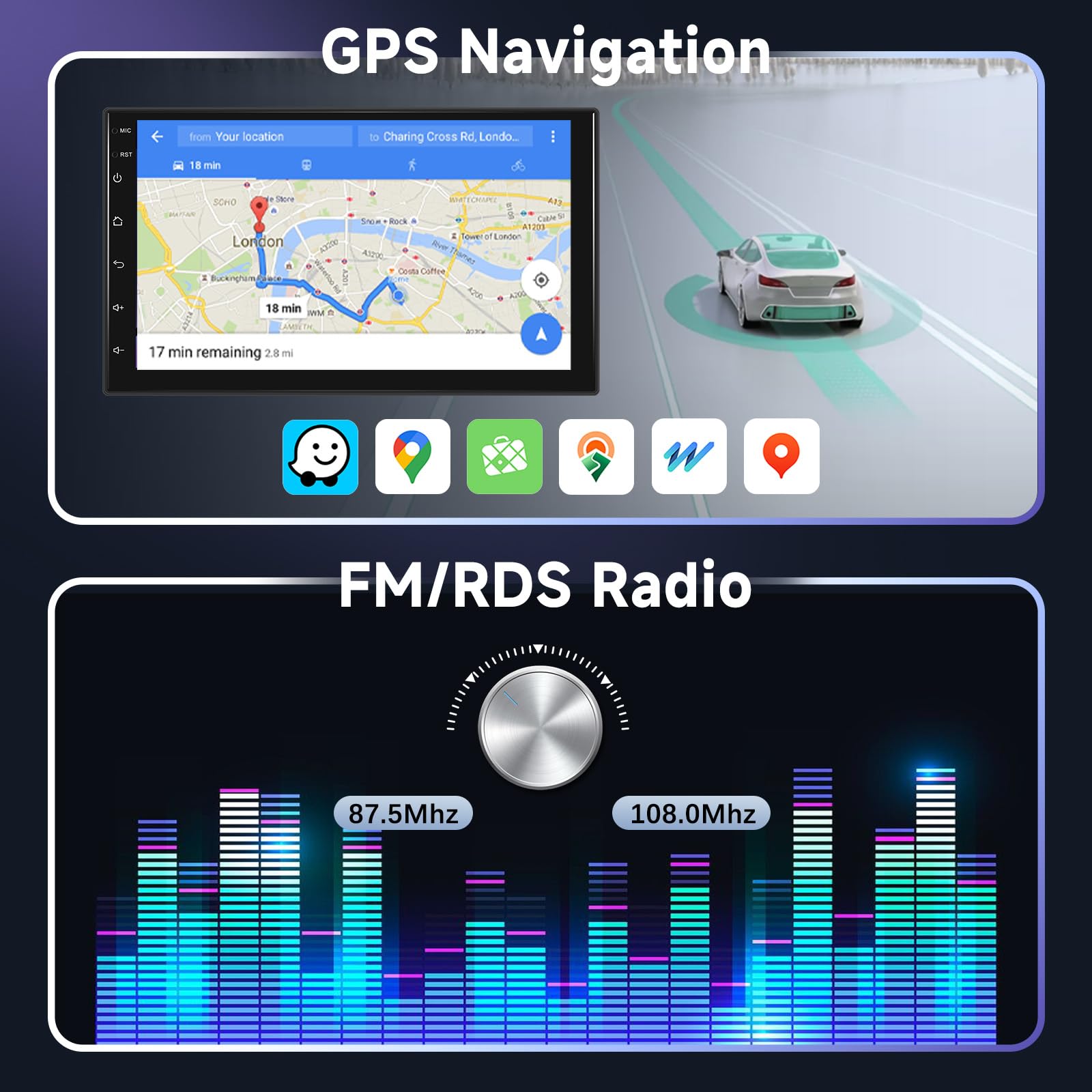 podofo-android-car-radio-autoradio-7-pouces-4-64-carplay-camera image 5