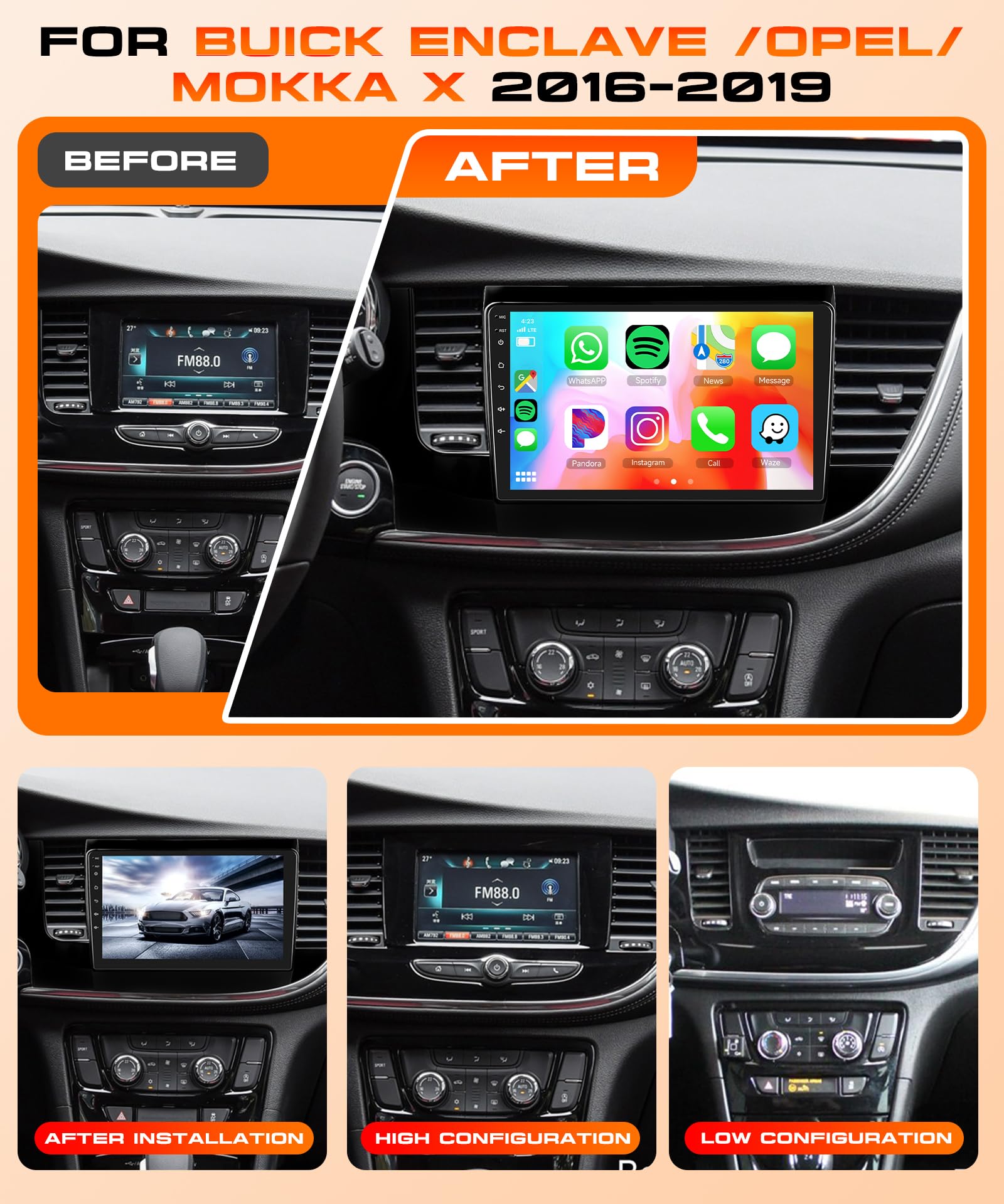 vechtel-autoradio-encore-mokka-9-2-64go-android-13-carplay image 2