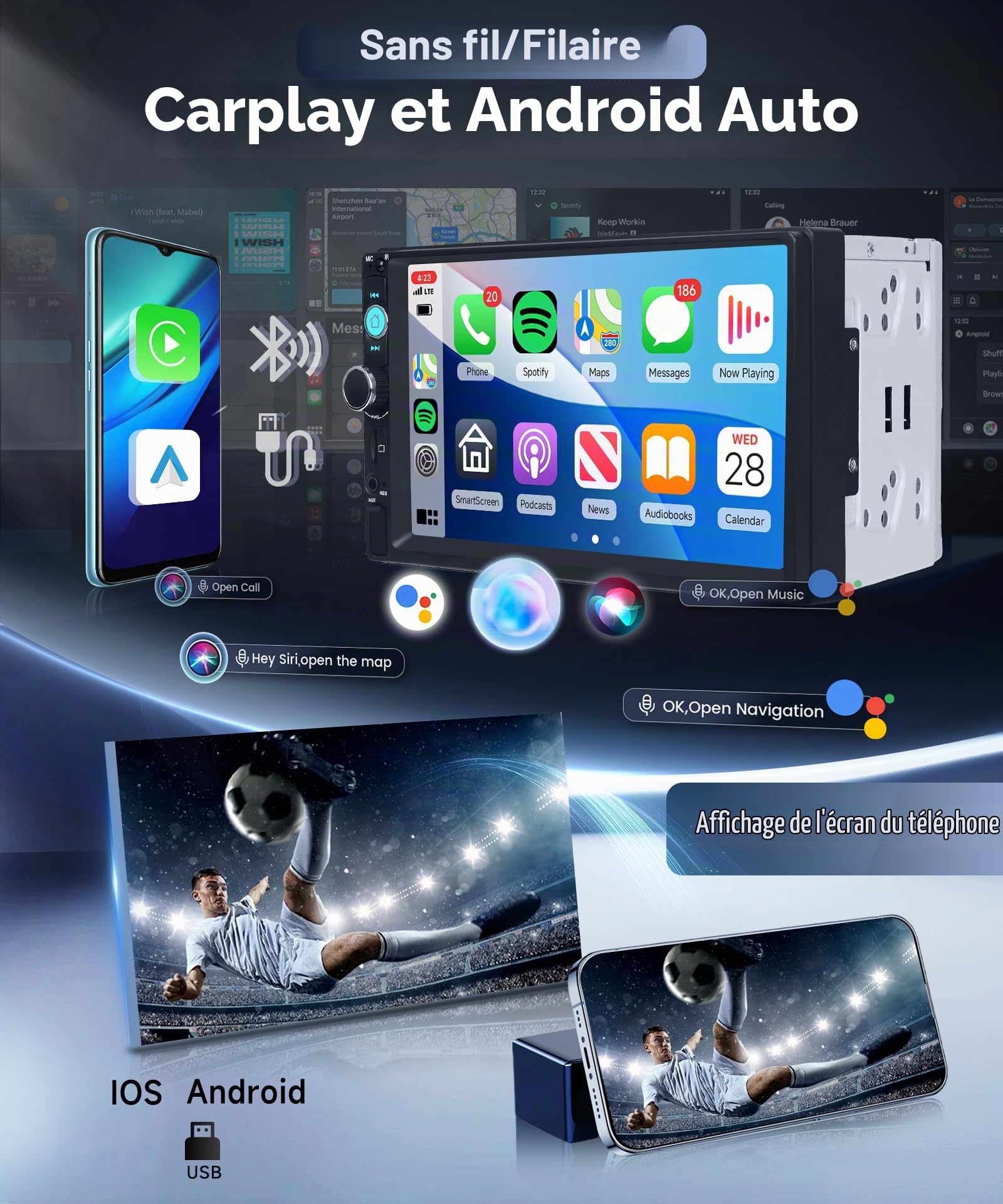 vechtel-autoradio-2-din-7-pouces-poste-radio-dab-carplay image 2
