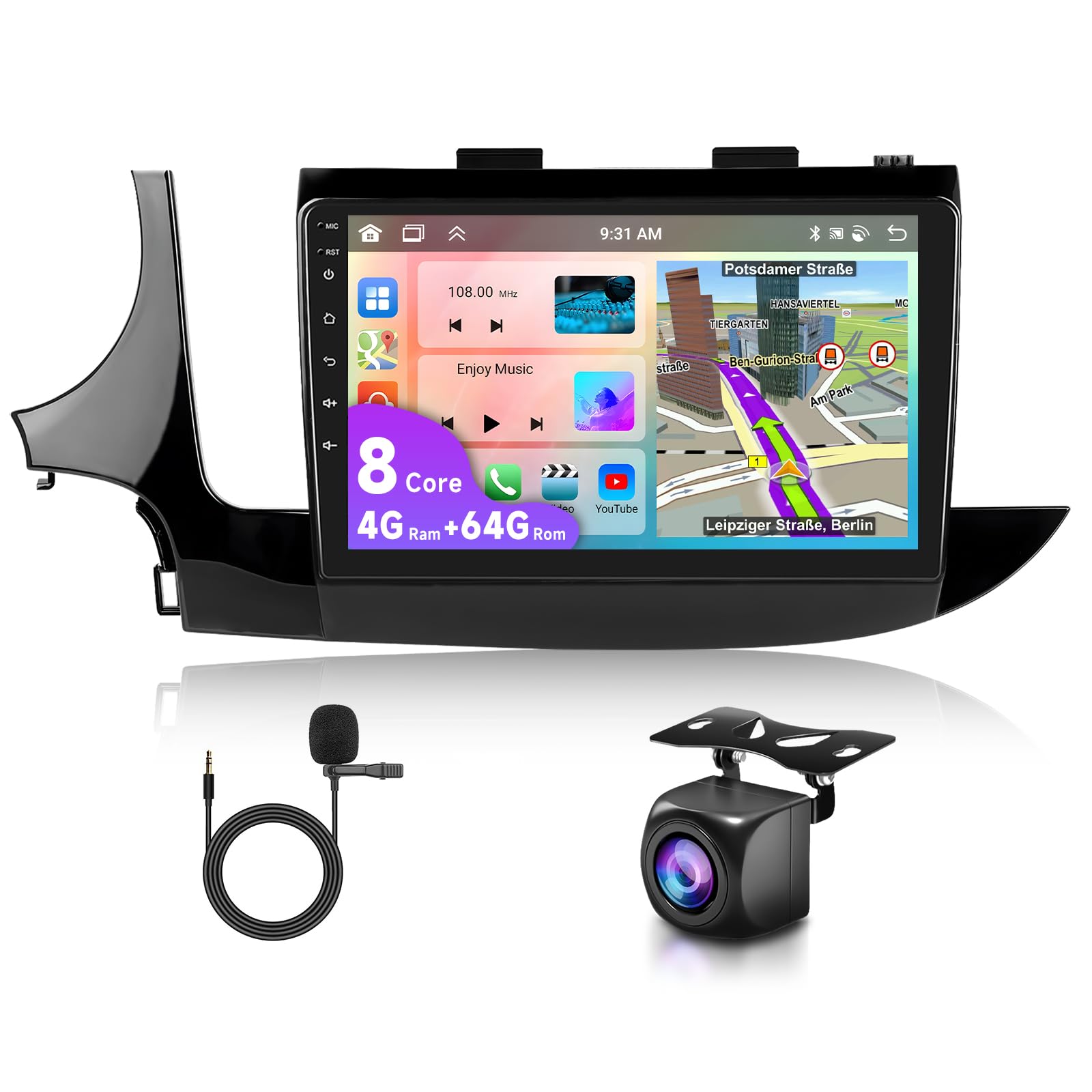 vechtel-autoradio-opel-mokka-x-2016-2019-9-android-13-4-64g image 1